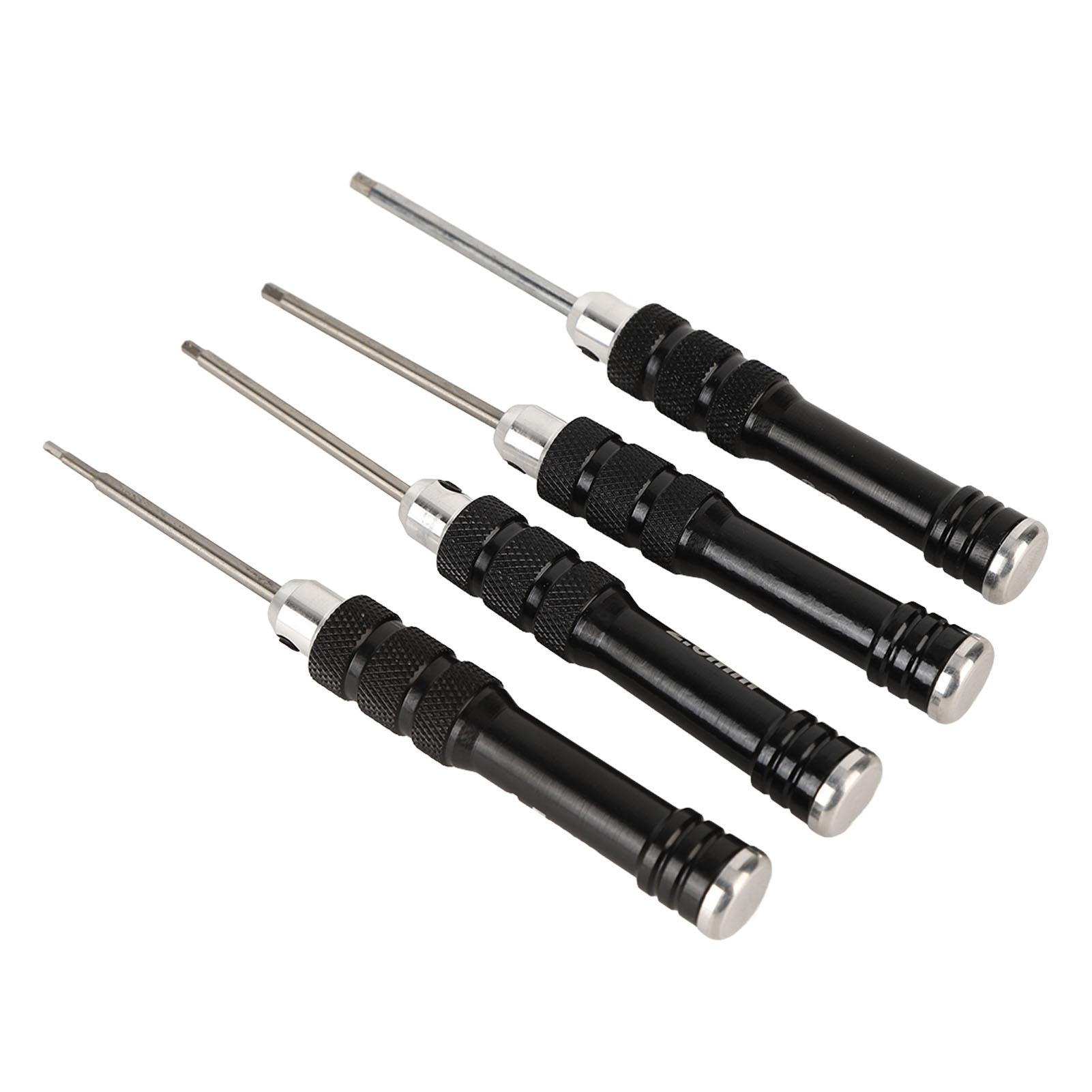 Set Mit 4 Rutschfesten Schraubendrehern, Extrem Widerstandsfähigem Griff, Klingen Aus Edelstahl, Langlebigem Griff, Für Reparaturen Des Typs A