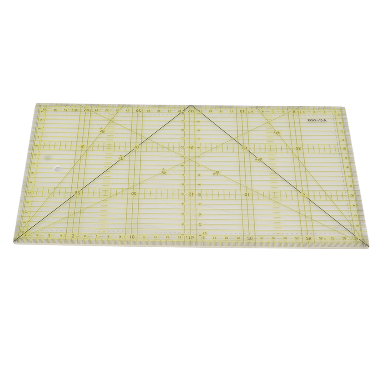Transparente Acryl-schneidelineal Für Patchwork, Präzises Messwerkzeug Für Diy-nähprojekte Und Quilts