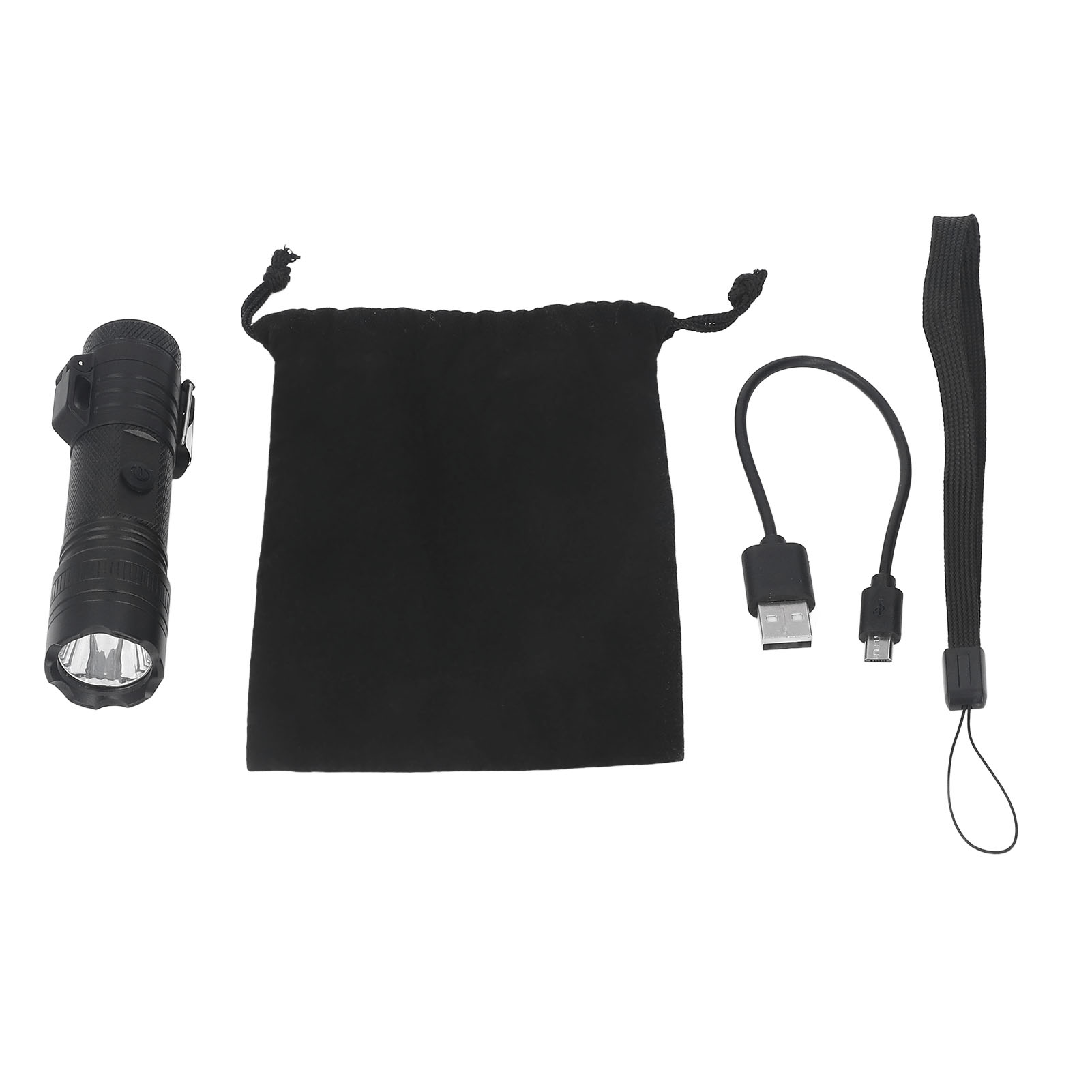 Wiederaufladbare Usb-taschenlampe, Ip56 Wasserdicht, Hohe Helligkeit, 3 Beleuchtungsmodi