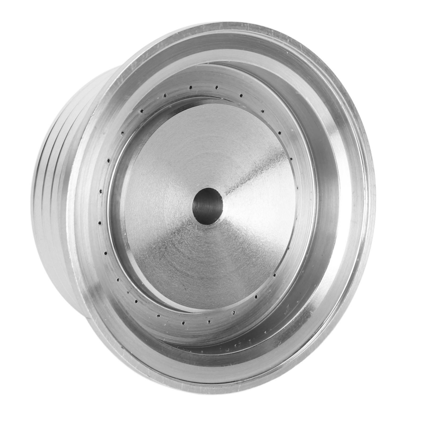 Set Mit 2 Wiederverwendbaren Kaffeekapseln Inklusive Deckel, Löffel Und Bürste, Glatte Oberfläche Aus Edelstahl Und Kunststoff, Nachfüllbarer Kaffeefilter