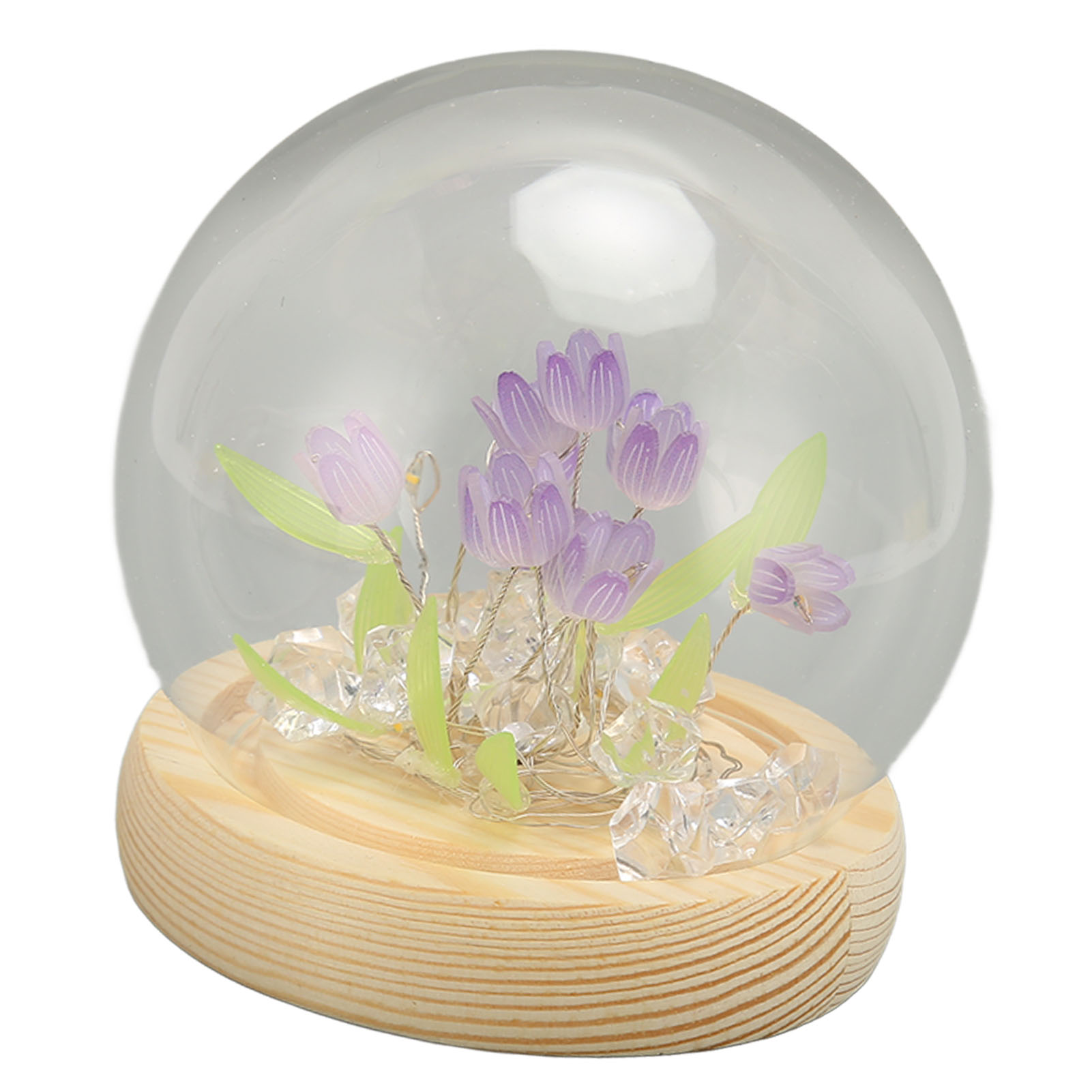 Tulpenförmiges Nachtlicht Aus Acryl Und Kunststoff Mit 1150-mah-led, Romantisches Blumenlicht Zum Schlafen, Für Schlafzimmer Und Wohnungsdekoration