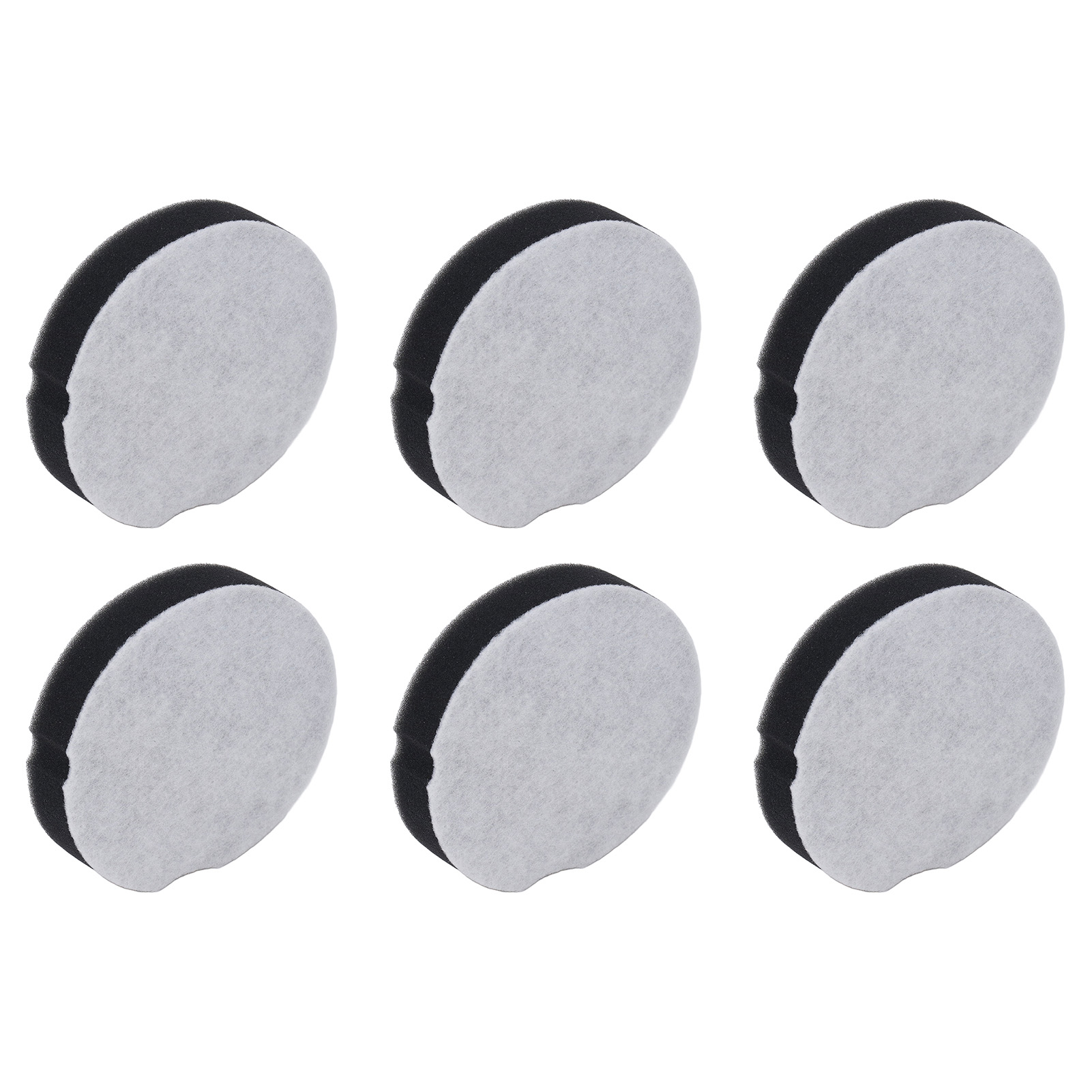 Packung Mit 6 Baumwoll-, Silikon- Und Abs-filtern Für Bissell Staubsauger Der Serie 1520, Teilenummer 1604896, Kompatible Ersatzteile