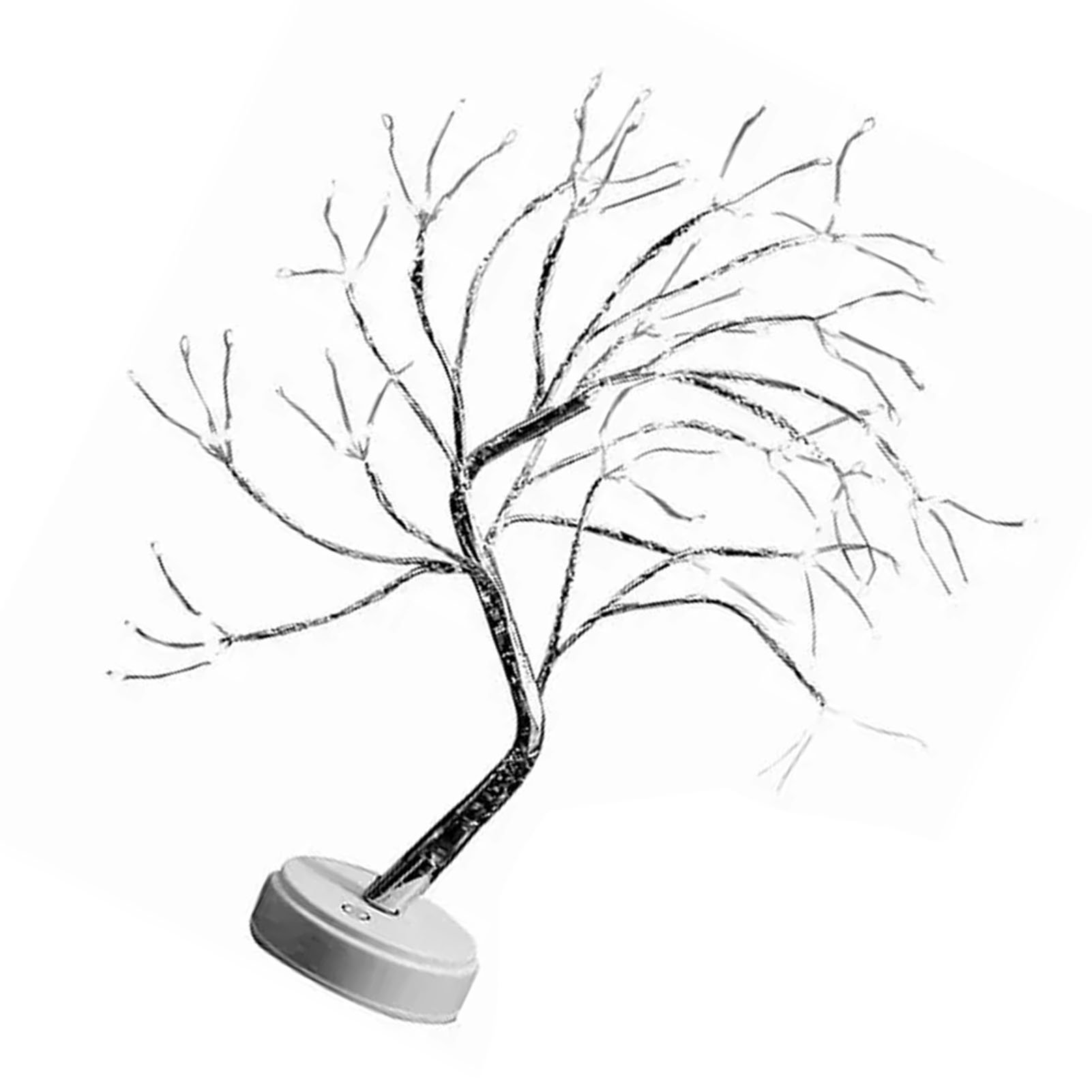 Beleuchteter Bonsai-baum Mit 108 Warmweißen Leds, Dekorativer Metallbaum Mit Berührungsschalter, Usb- Oder Batteriebetrieb Für Zuhause