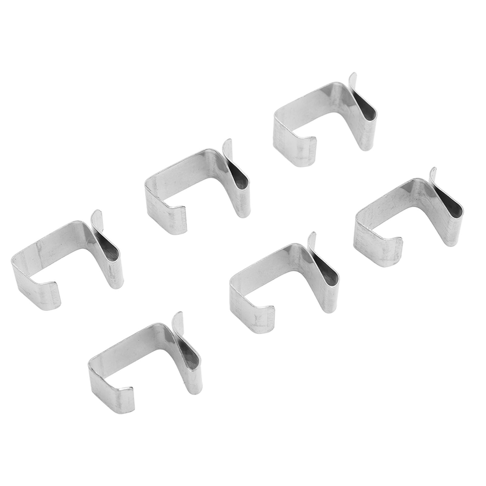 Packung Mit 50 Edelstahl-dachrinnenhaken Für Lichterketten, Metallbefestigungen Für Weihnachtsdekorationen, Größe S 20 X 14 Mm