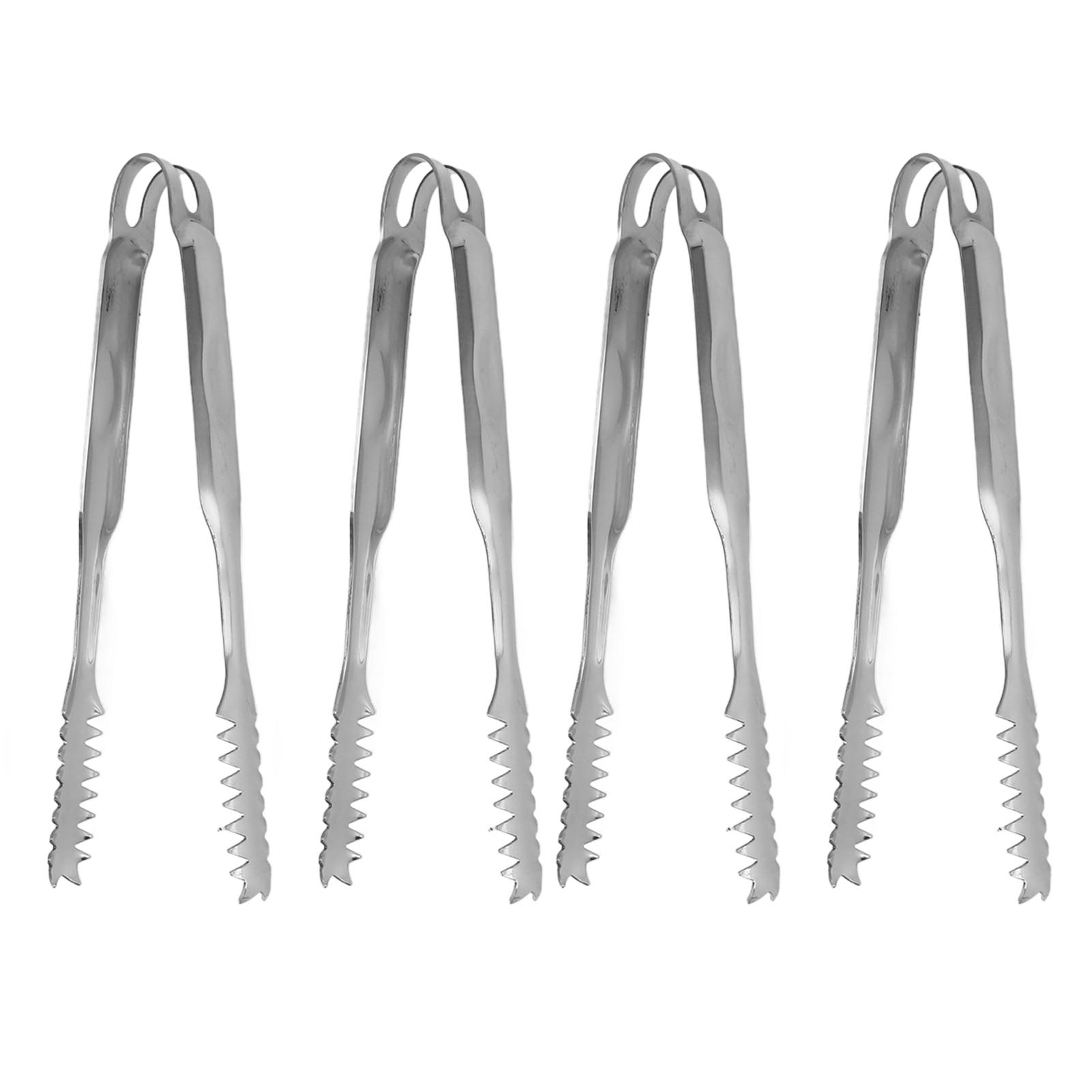 Set Mit 10 Edelstahl-gastronomiezangen, 22,8 Cm, Starker Griff, Leicht Zu Reinigen, Ideal Zum Kochen, Grillen, Barbecue, Für Die Bar Und Zum Servieren Von Vorspeisen
