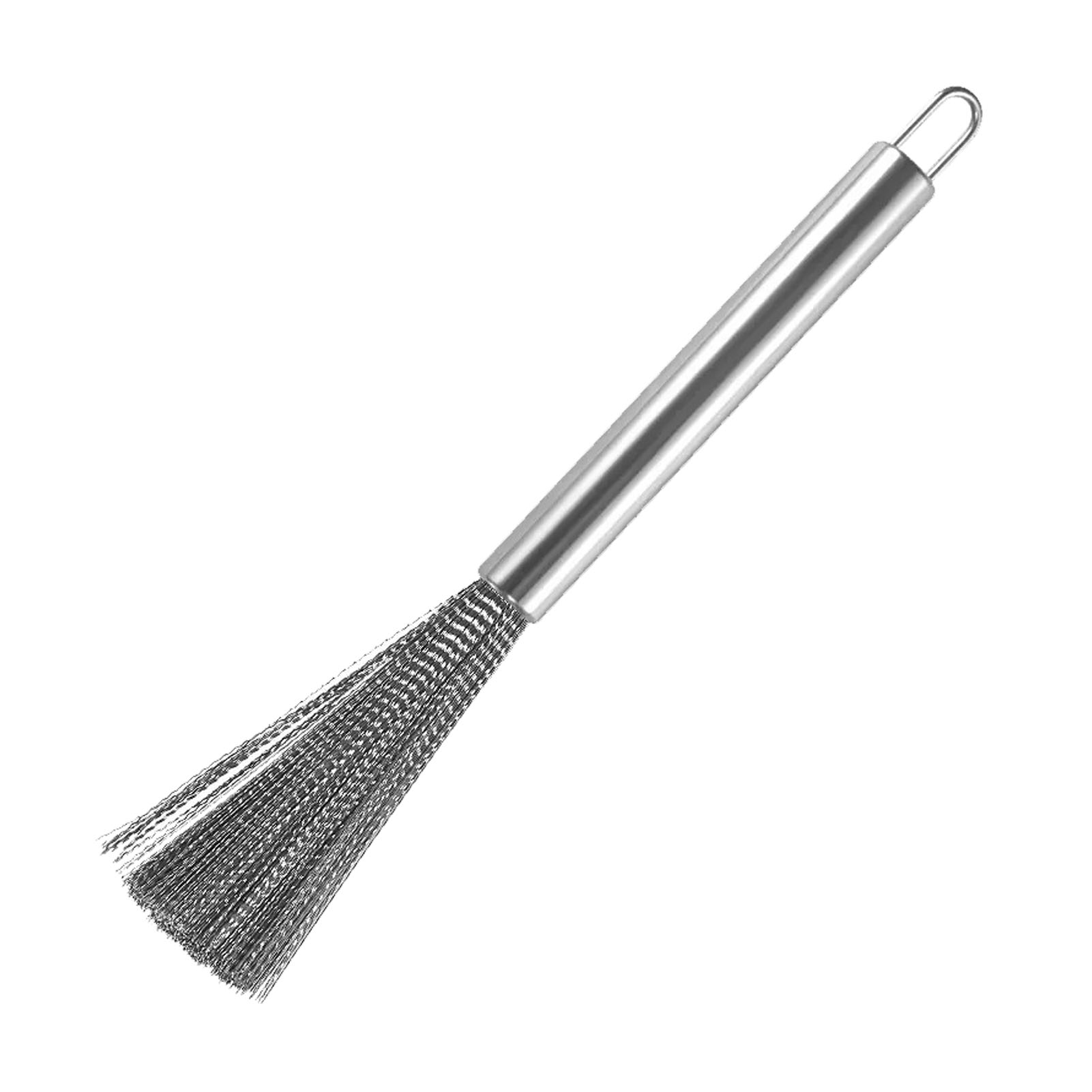 Reinigungsbürste Aus Edelstahl, 20 Cm Langer Griff, Für Töpfe, Schüsseln Und Teller, Effektive Reinigung, Langlebiges Küchenutensil.