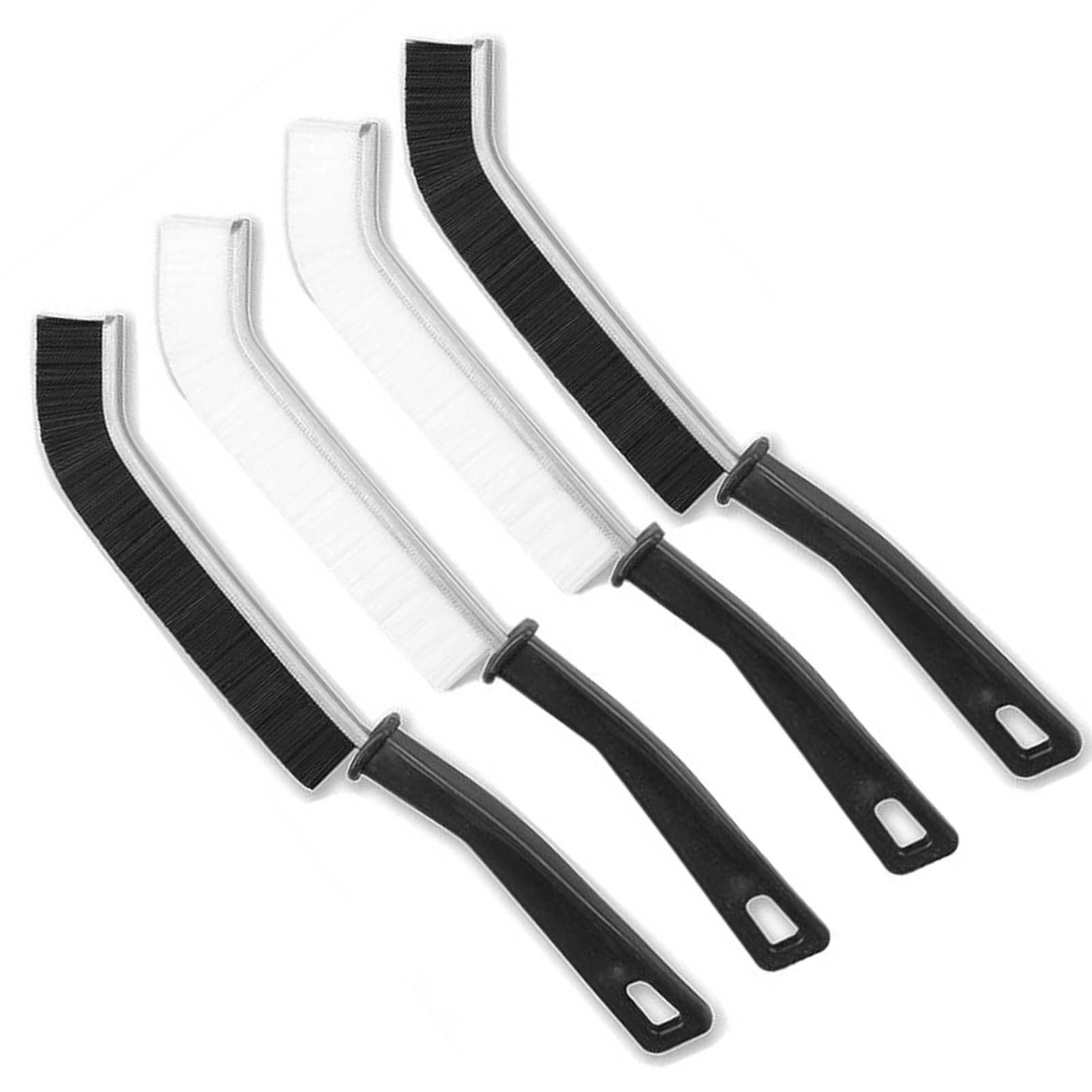 Set Mit 4 Multifunktionalen Und Ergonomischen Fugenreinigungsbürsten, Ideal Für Badezimmer Und Wohnungen