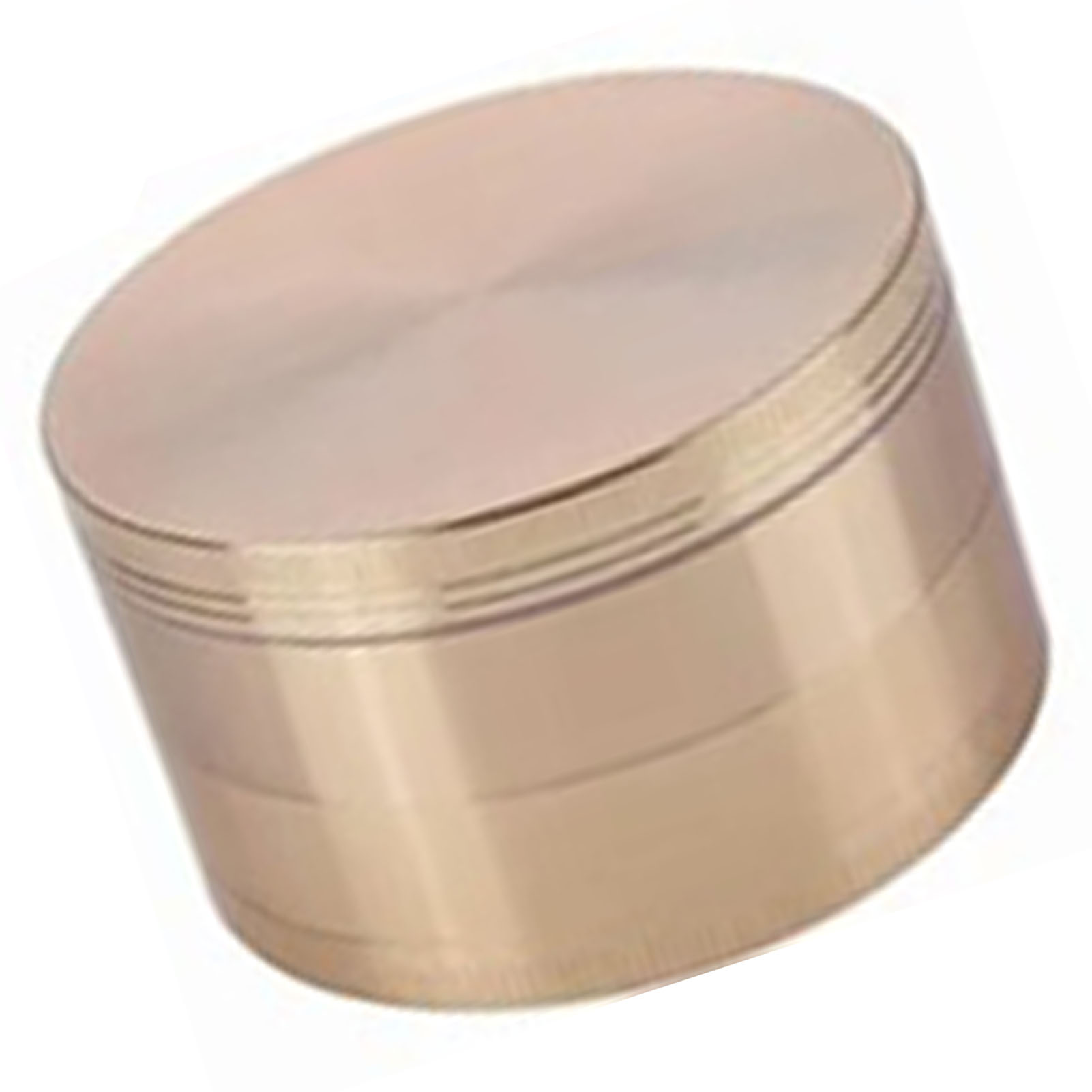 Gewürzmühle Aus Zinklegierung, 63 Mm, 4-lagig, Metall, Für Kräuter Und Gewürze, Roségoldfarben