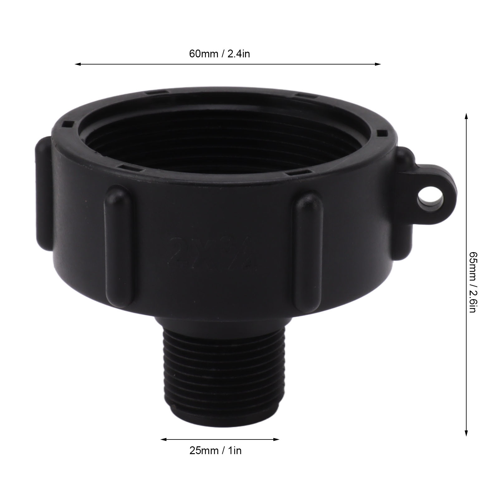 Auslaufsicherer Ibc-tankanschluss, 2-zoll-adapter Für Wassertanks, Europäischer Feingewindeanschluss Für Gartenschläuche