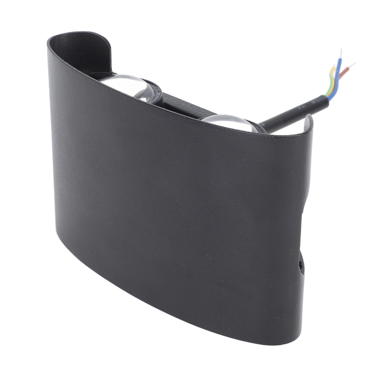 4w Led-doppelkopf-wandleuchte, Nach Oben/unten Gerichtete Außenwandleuchte Mit 3-farben-dimmer, Ip65 Wasserdicht, 85-265v, Gartenfassadenbeleuchtung.