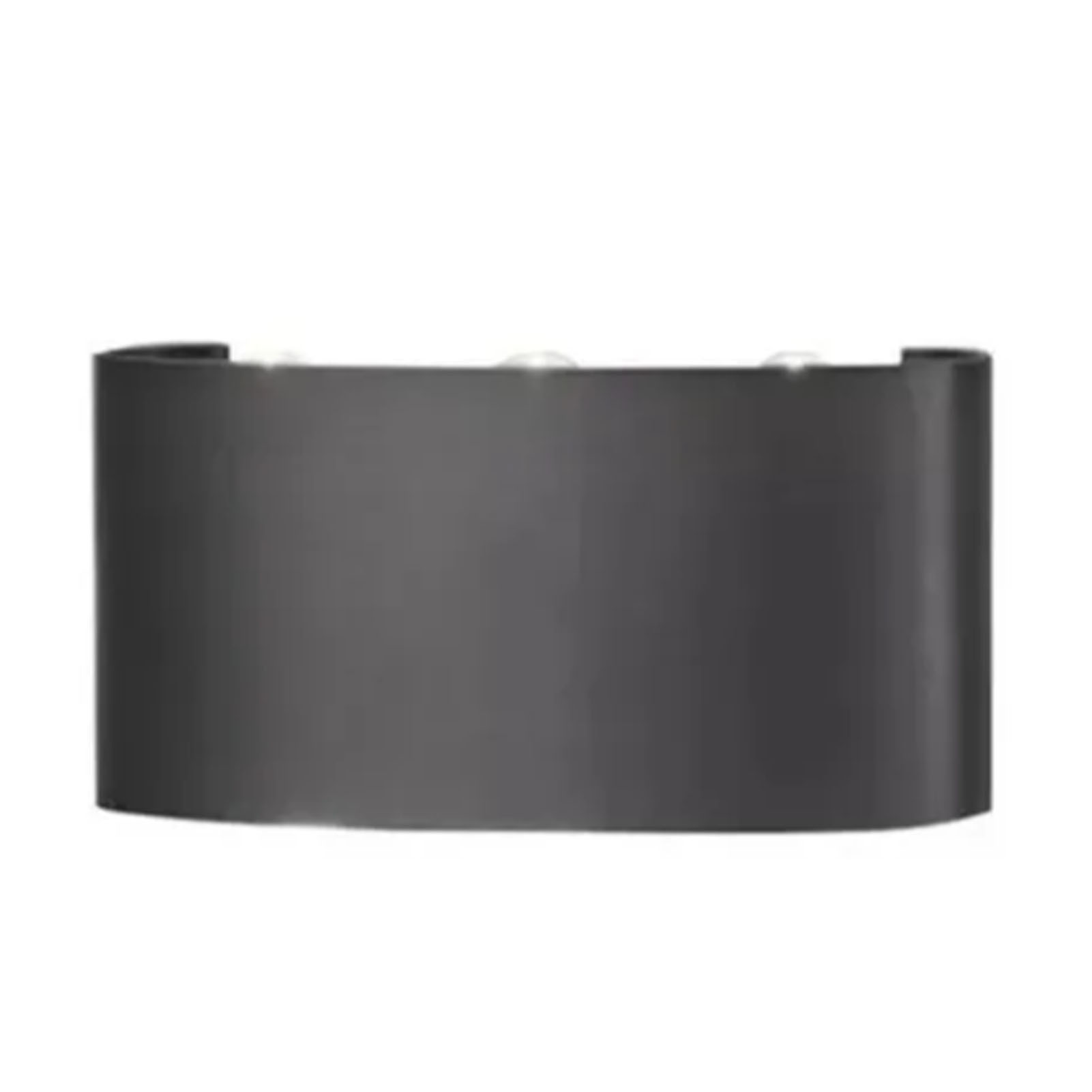 Led-wandleuchte Für Den Außenbereich Mit 6 Leds, Wasserdichter Aluminium-strahler Für Garten, Terrasse Und Veranda, 6 W, Ac 100–260 V, Schwarz