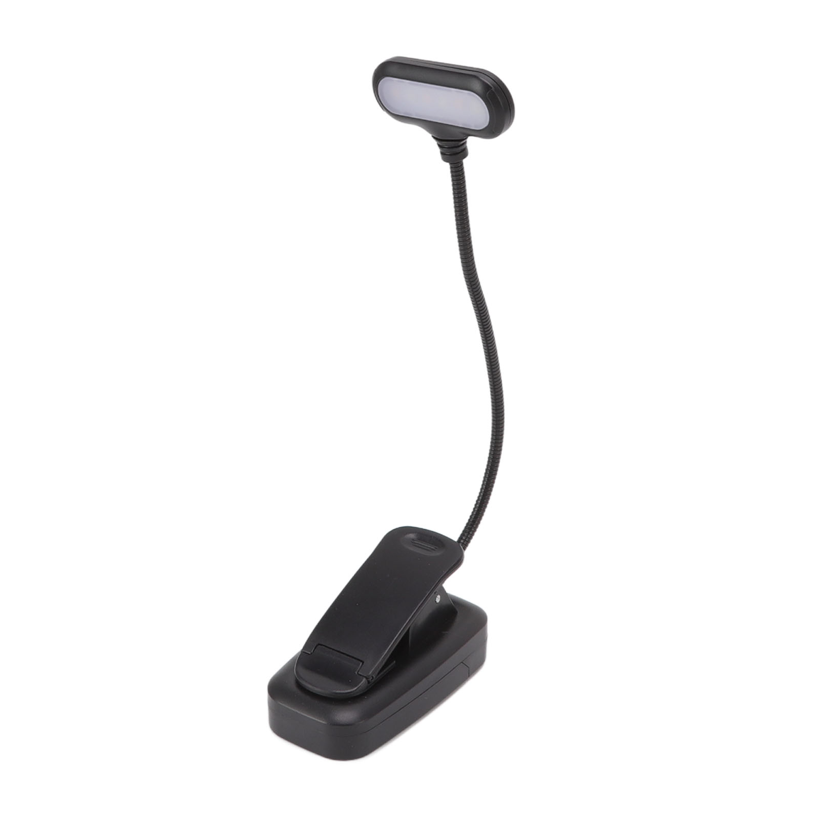 Ansteckbare Led-leseleuchte, Augenschutz, 3 Helligkeitsstufen, Flexibler Hals, Tragbar, Für Bücher, Zuhause Und Reisen