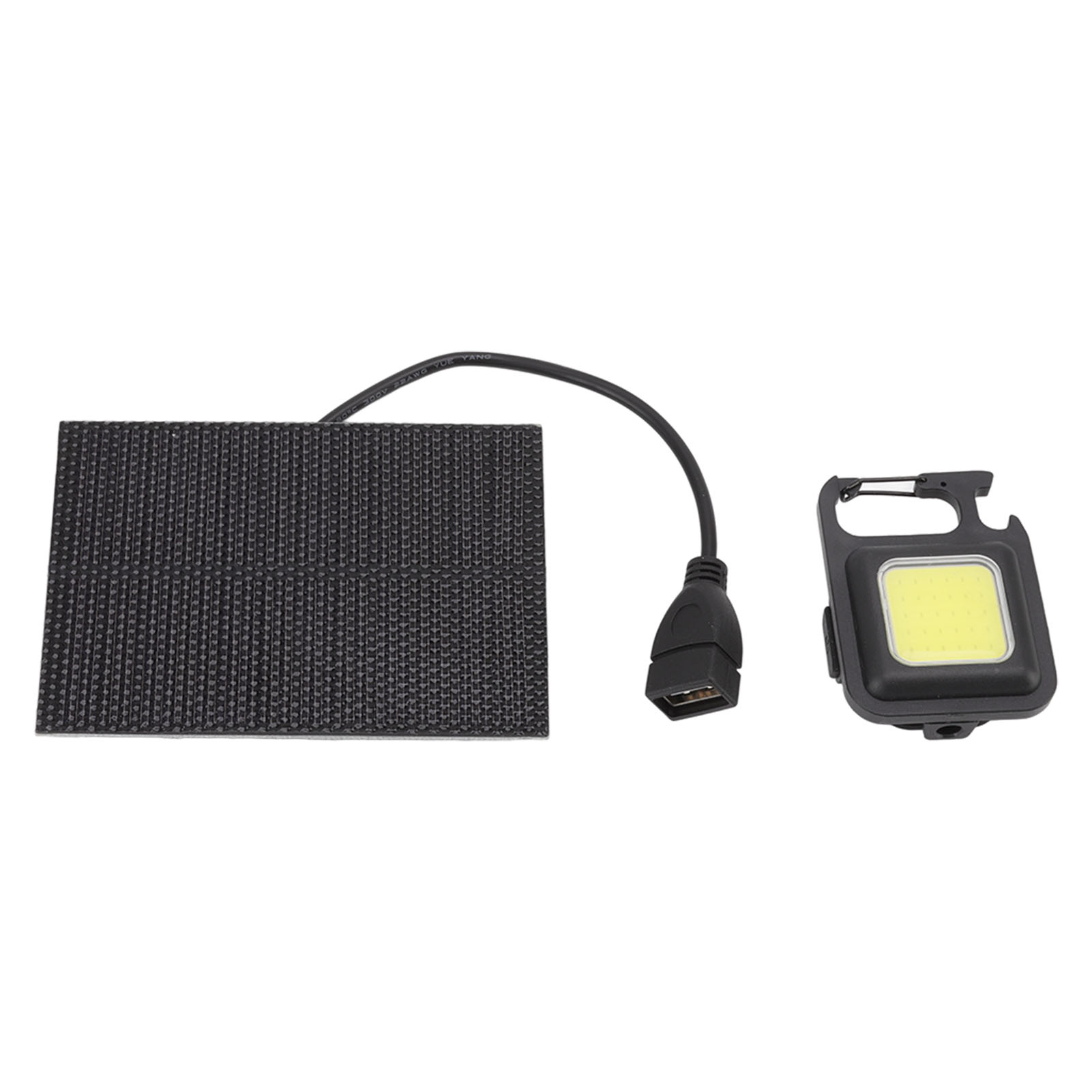 5-w-monokristallin-led-solarlampe, Ip68 Wasserdicht, Usb-aufladbar, Solarpanel Für Outdoor-camping