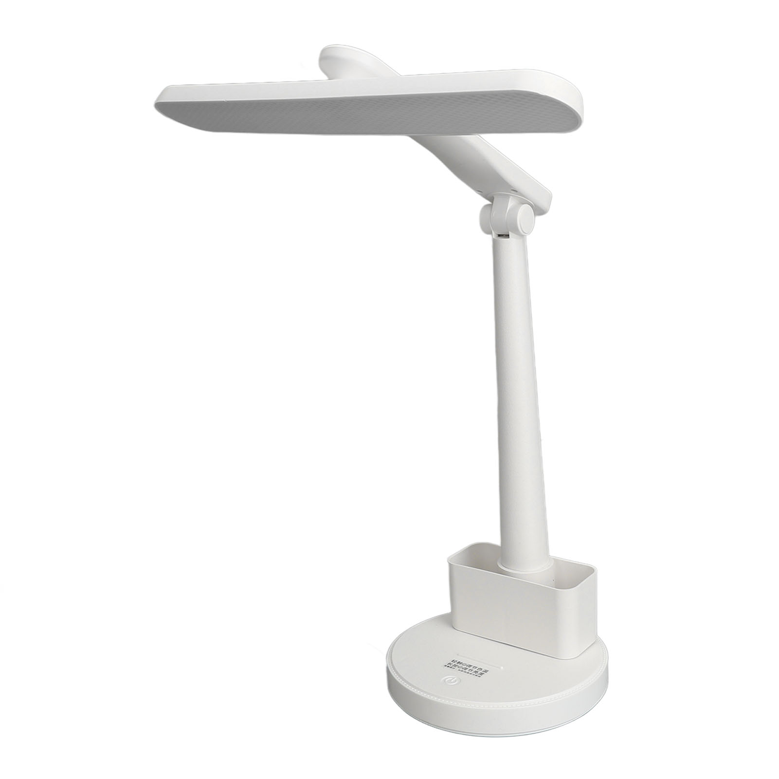 Faltbare Led-schreibtischlampe, Usb-aufladbar, 360° Drehbar, Abs-kunststoff, Dimmbar, Augenschonend, Mit Stifthalter, Für Schlafzimmer, Büro, Arbeitszimmer, Arbeit, Schlafen