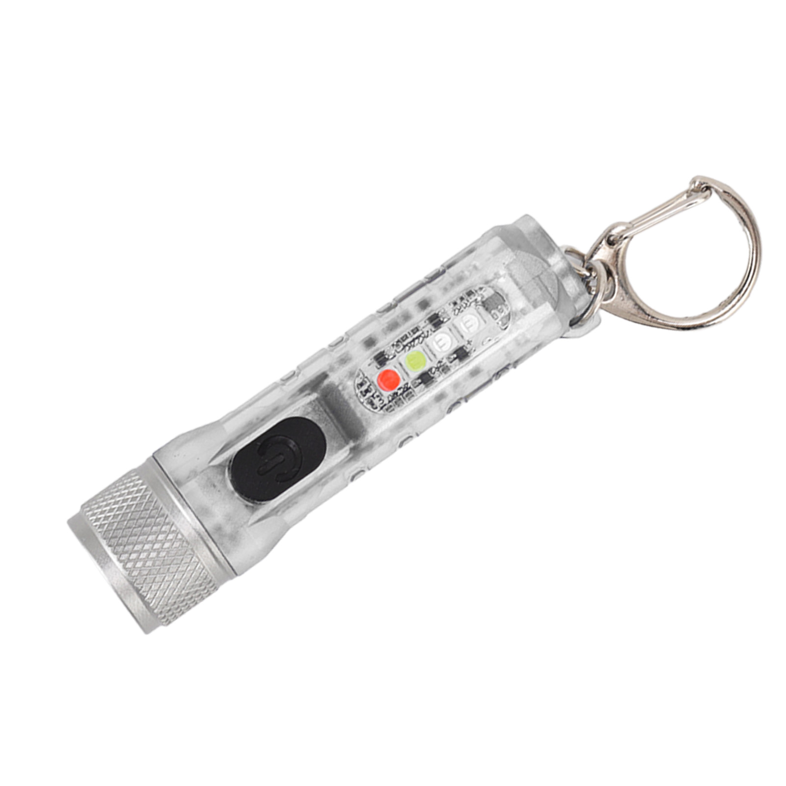 Led-schlüsselanhänger-taschenlampe, Superhell, Große Reichweite, Usb-aufladbar, Mini-outdoor-taschenlampe M300, Transparent
