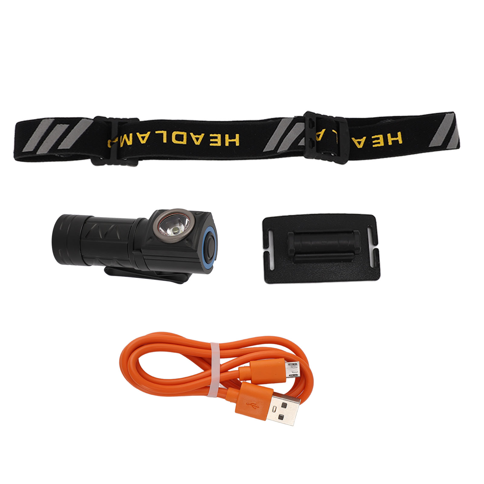 Wasserdichte 550lm Weiße Stirnlampe, Elastisches Kopfband, Mini-led-scheinwerfer Für Wandern, Angeln, Camping, Hell Und Wasserfest.