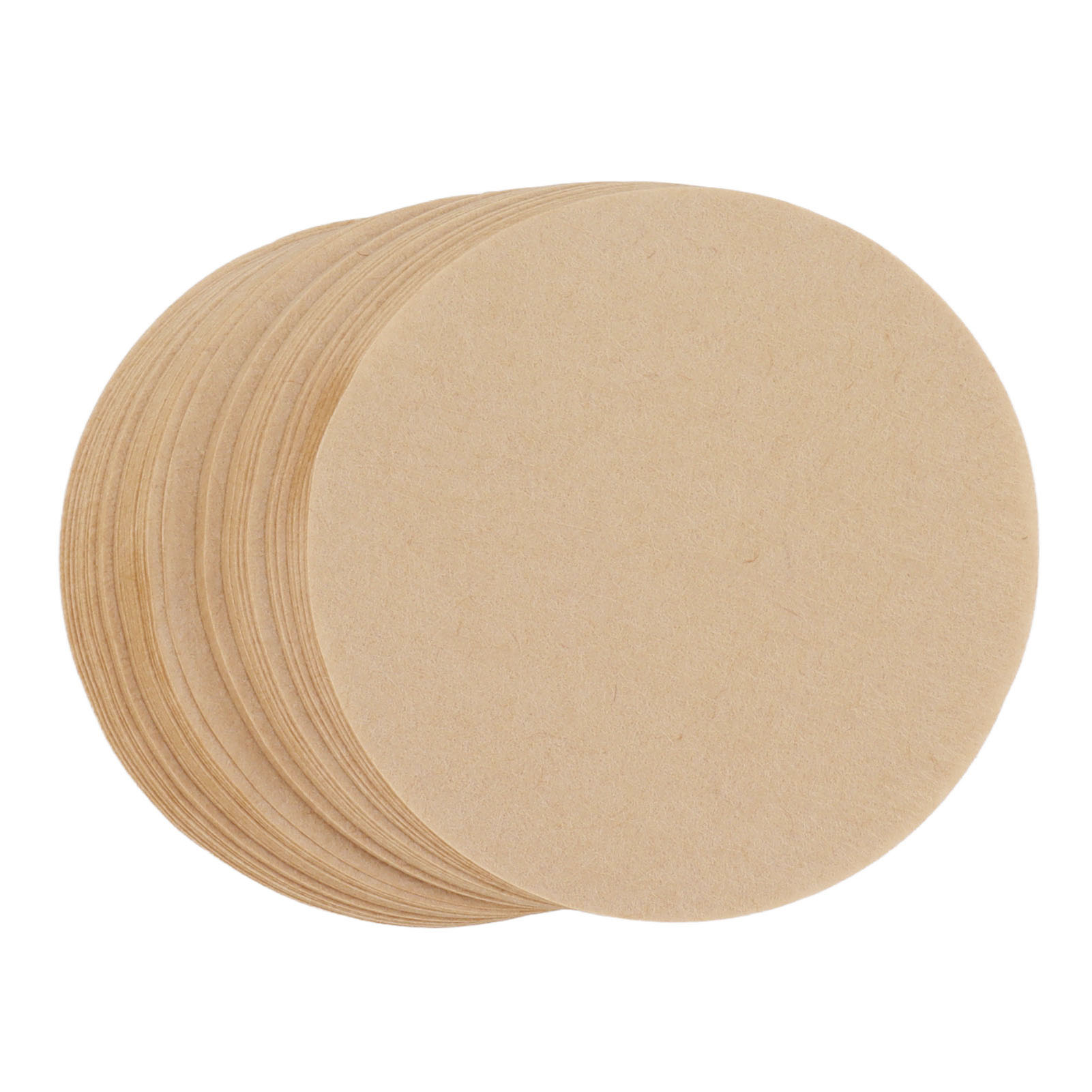 Ungebleichte Runde Kaffeefilter, 64 Mm, 100 Stück, Naturpapier, Für 1 Bis 2 Personen
