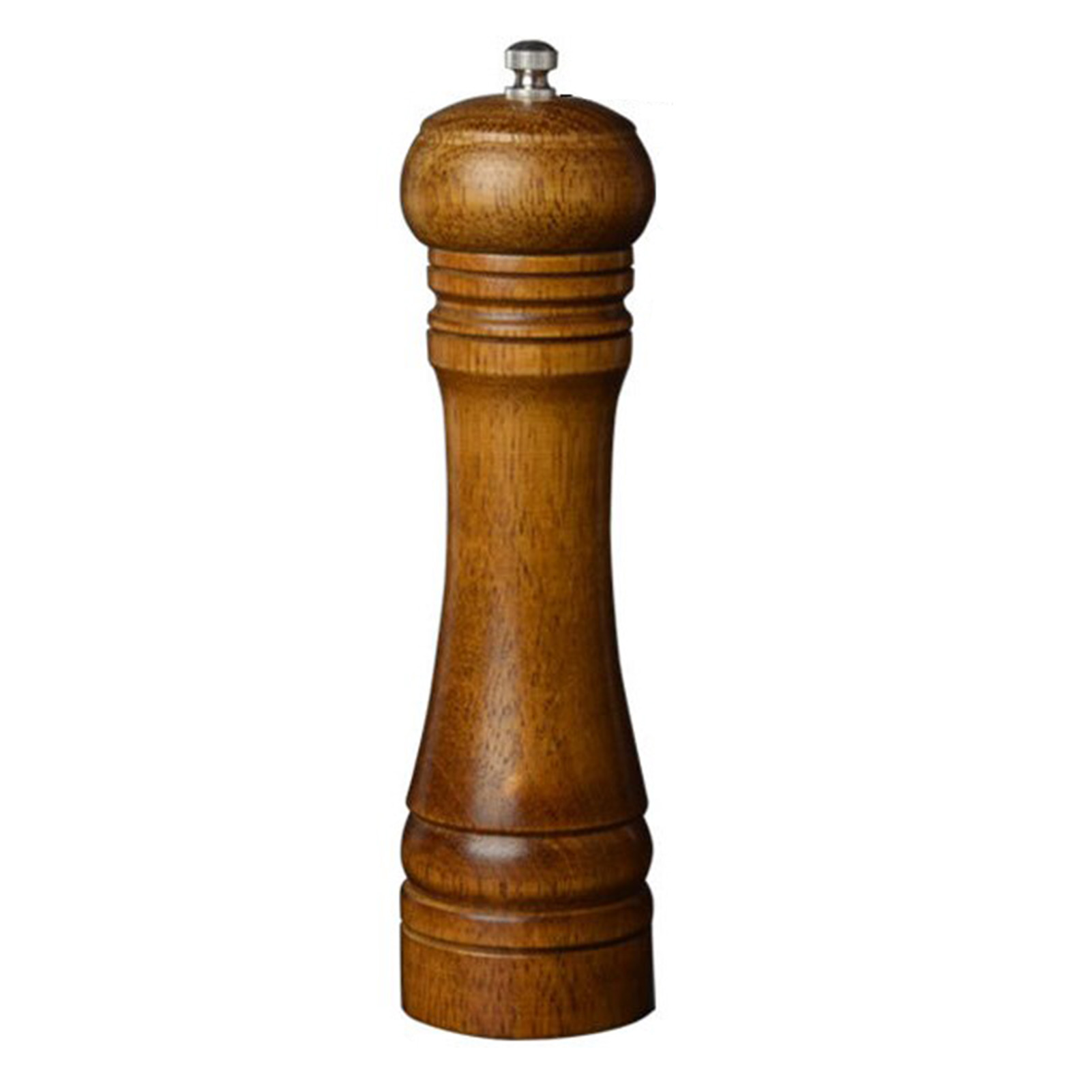 Pfeffermühle Aus Holz, Manuelle Gewürzmühle, Multifunktionaler Keramikkern, Retro-stil, 20 Cm, Verschiedene Farben