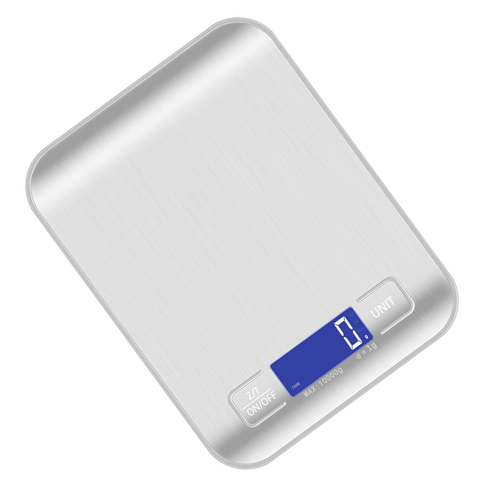 Digitale Küchenwaage Aus Edelstahl, 10 Kg, Präzise Zum Backen Und Kochen