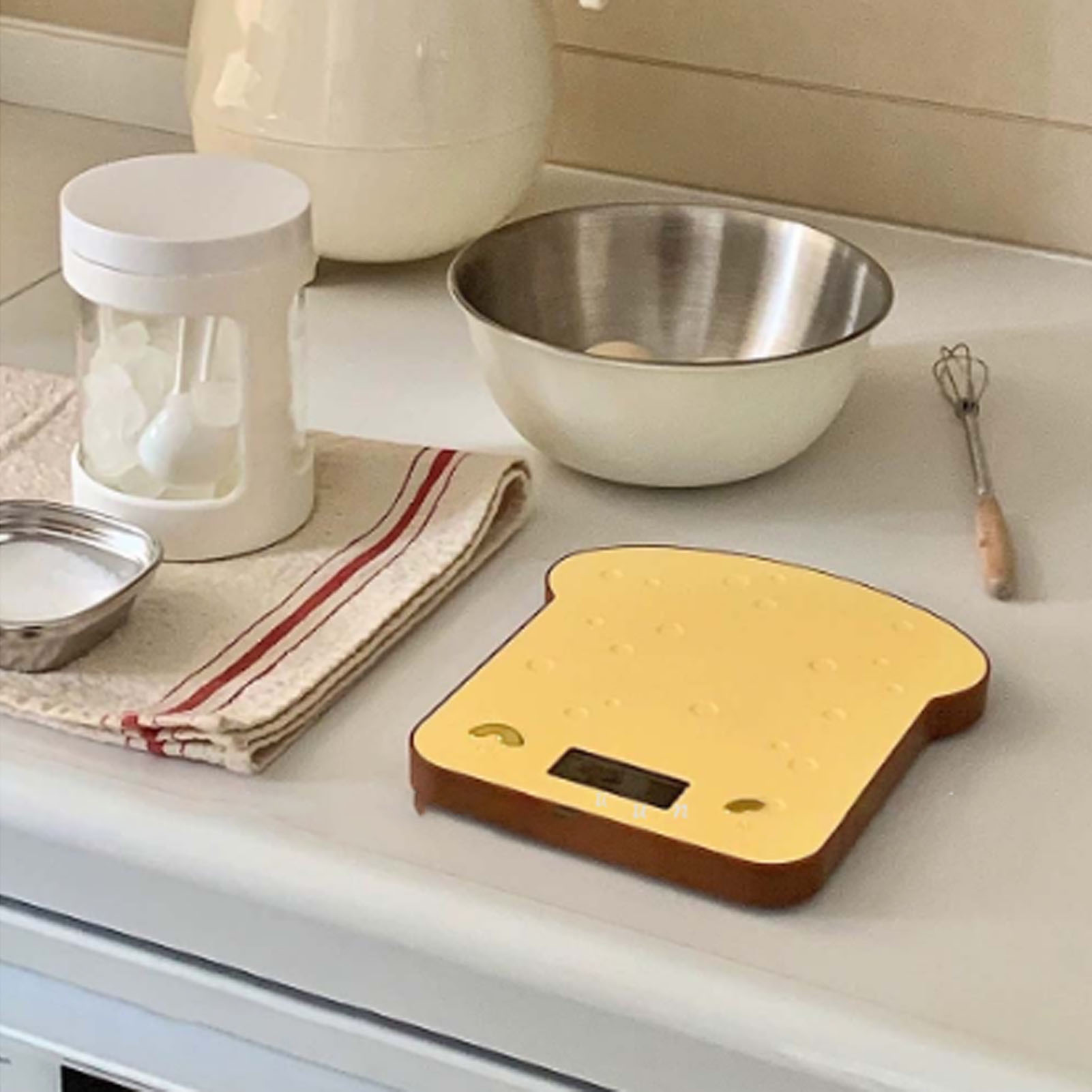 Präzise Elektronische Küchenwaage, Gramm, Tragbar, Kompakt Zum Backen Und Kochen
