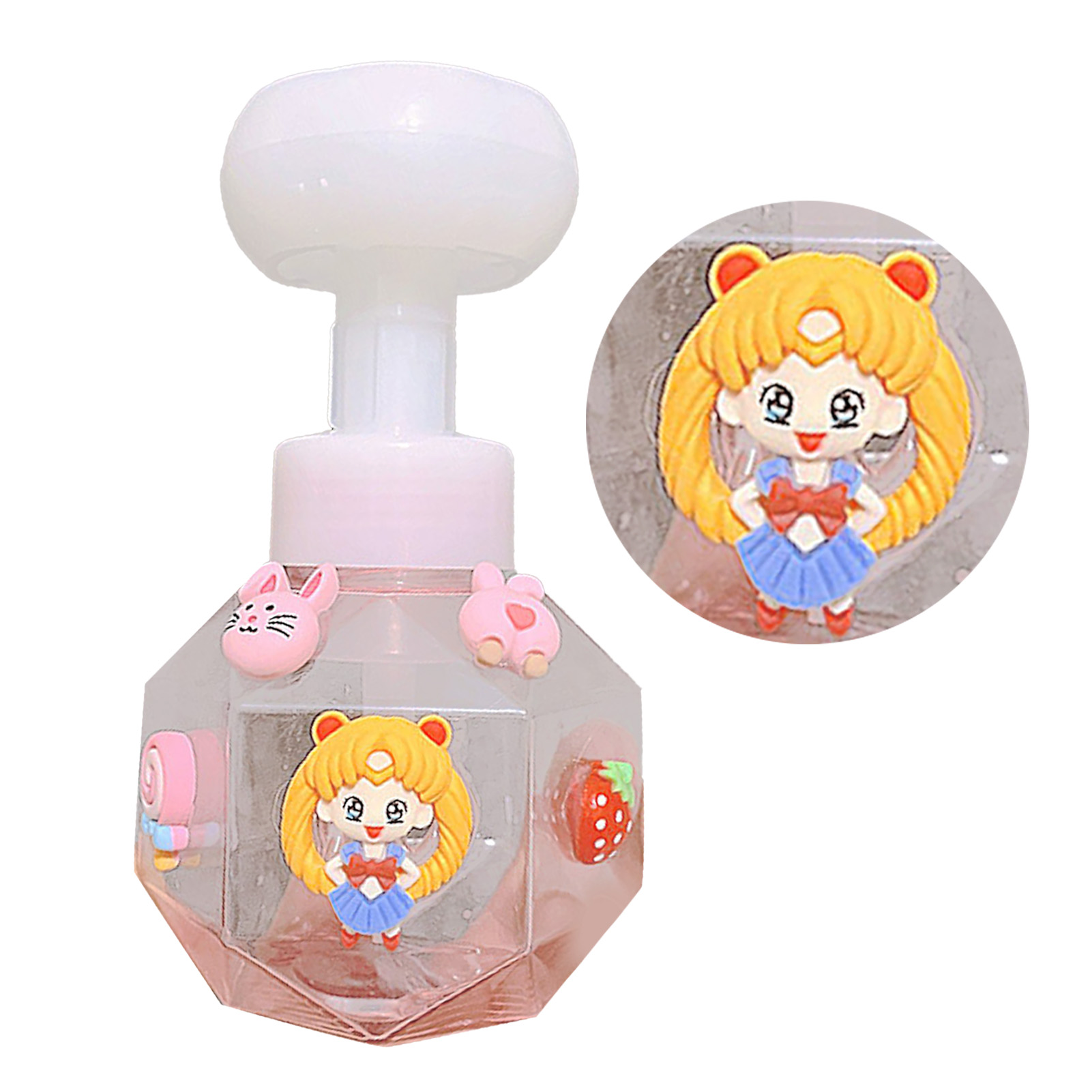 Seifenspender-pumpflasche Aus Kunststoff, Leer, Mit Weiter Öffnung, Wiederbefüllbar Für Lotion Und Shampoo, Mädchen