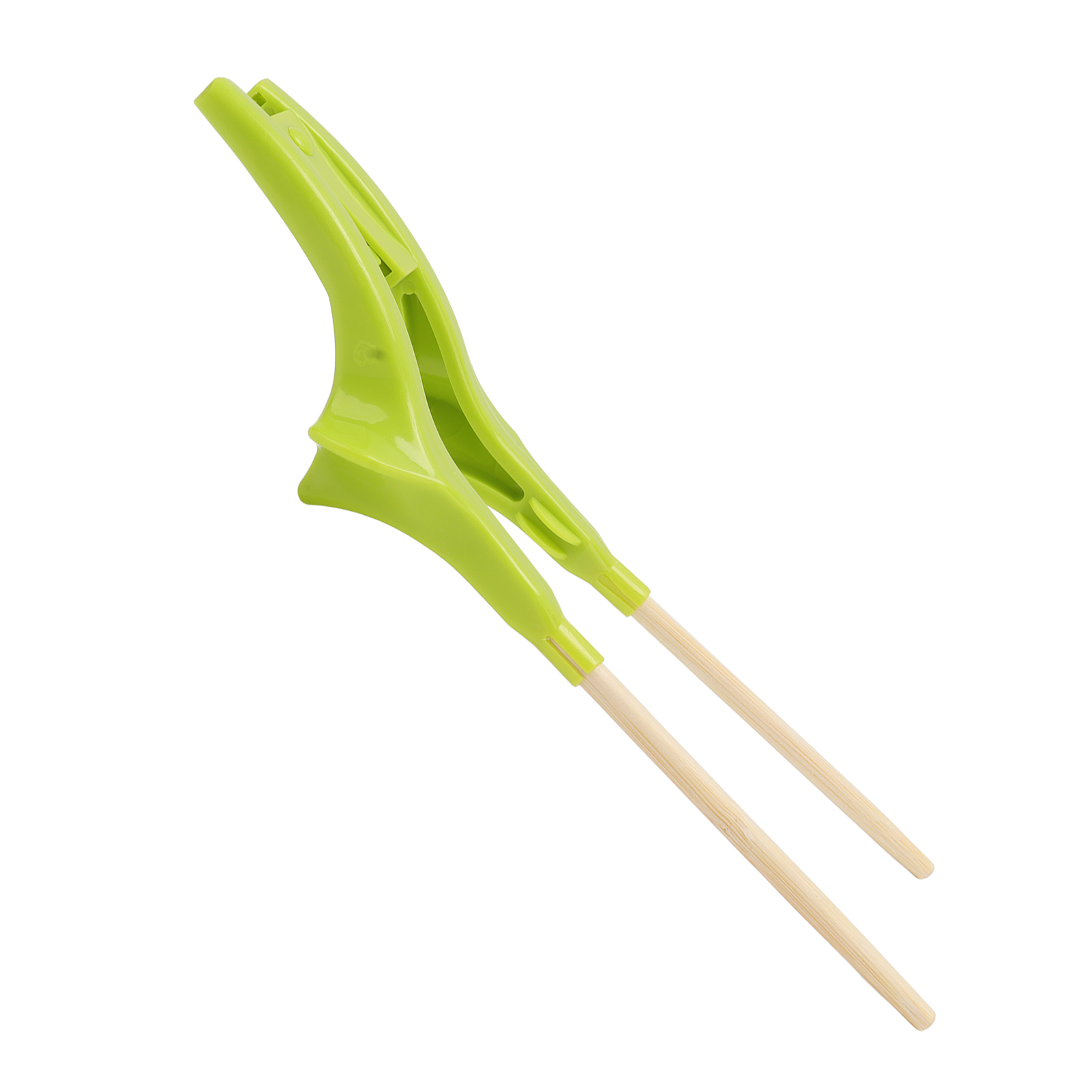Essstäbchen Aus Abs Und Bambus Mit Rutschfester Oberfläche, Ergonomische Esshilfe Für Senioren Und Kinder, 2er-set