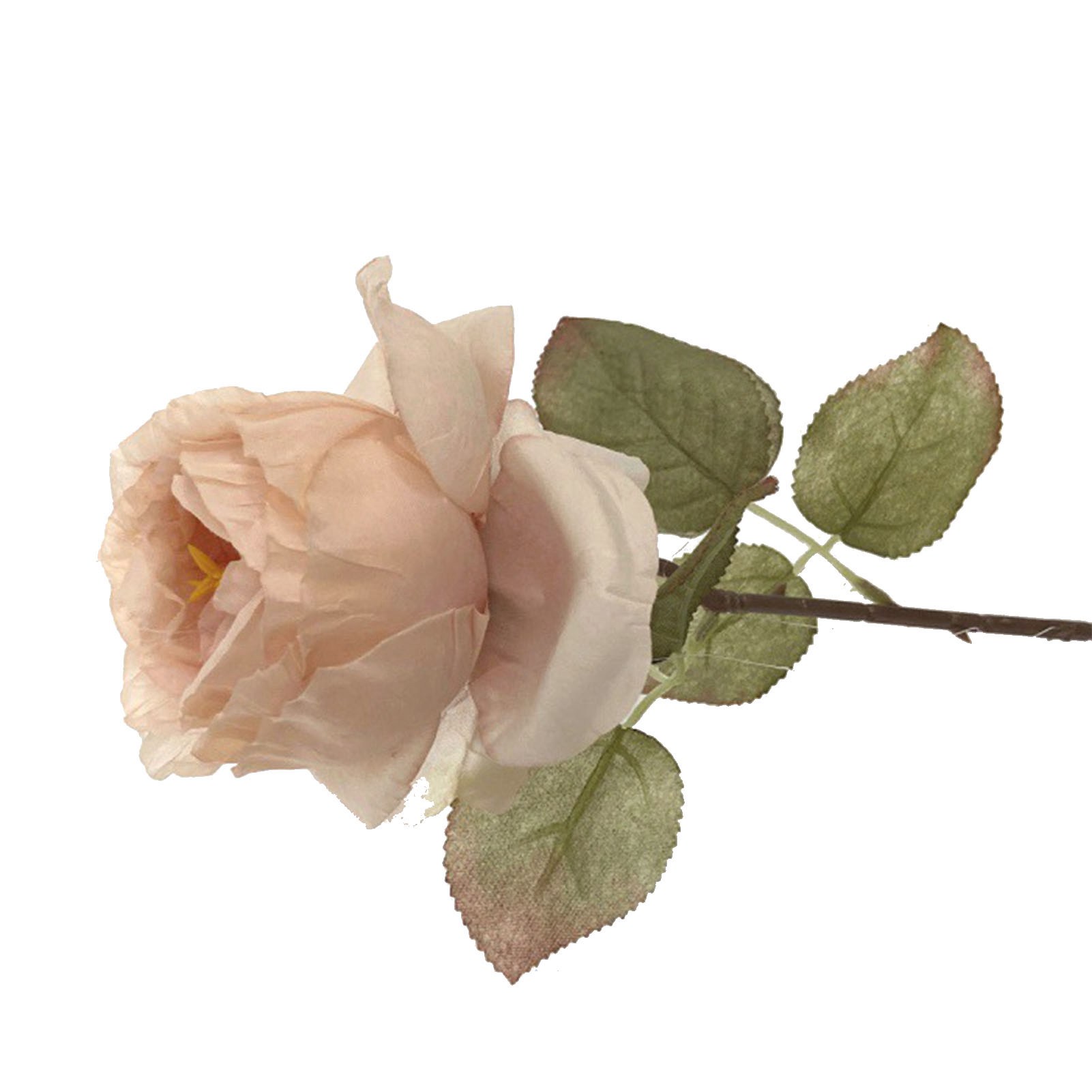Künstliche Champagnerrose Für Tischdekoration Bei Hochzeiten, Als Brautstrauß, Fürs Schlafzimmer, Als Elegantes Gesteck Aus Kunstblumen.