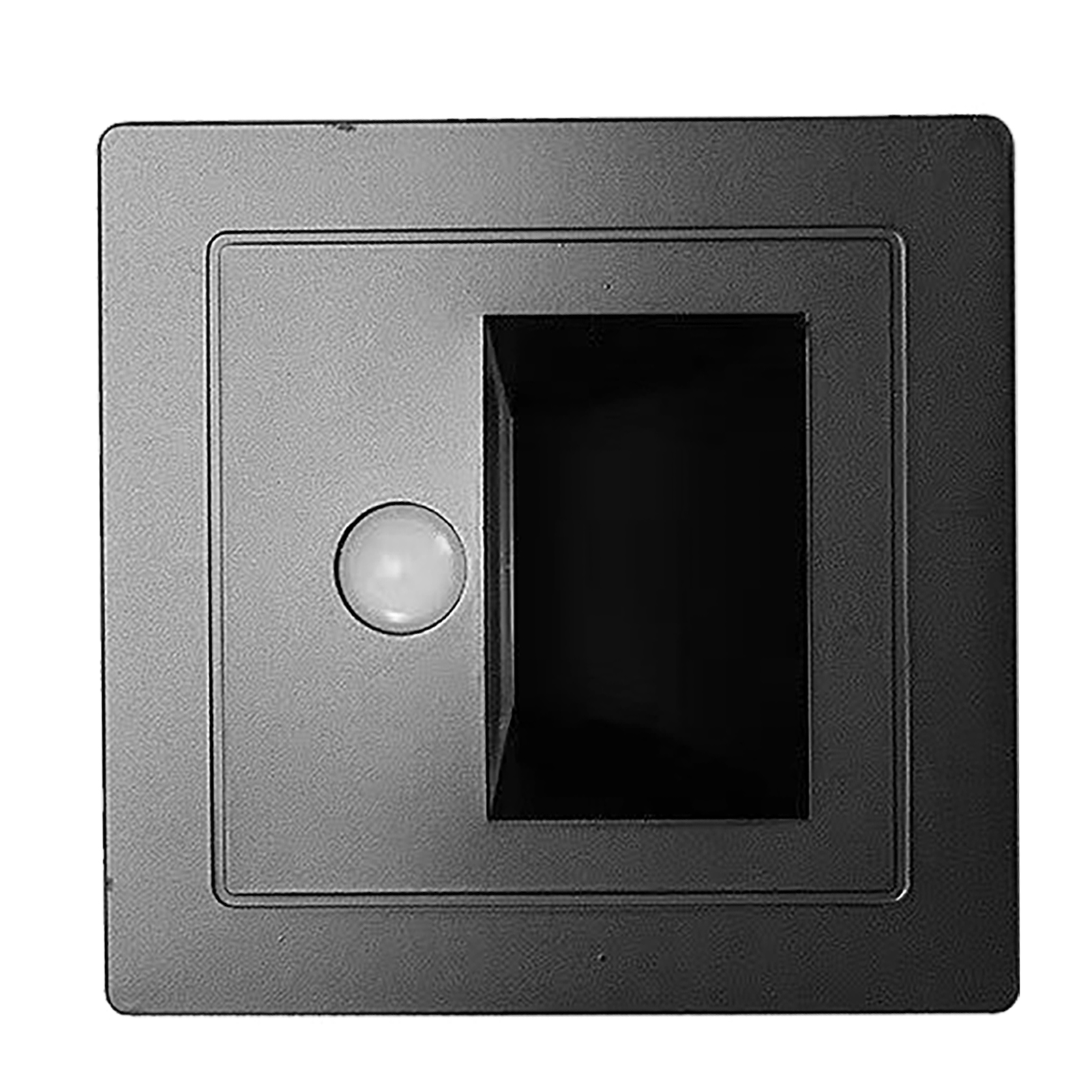 Einbaubare Solar-led-treppenleuchte Mit Bewegungsmelder Aus Schwarzem Abs, Warmes 3000k-licht Für Treppen, Terrasse, Zaun, Patio, Garten Und Einfahrt.