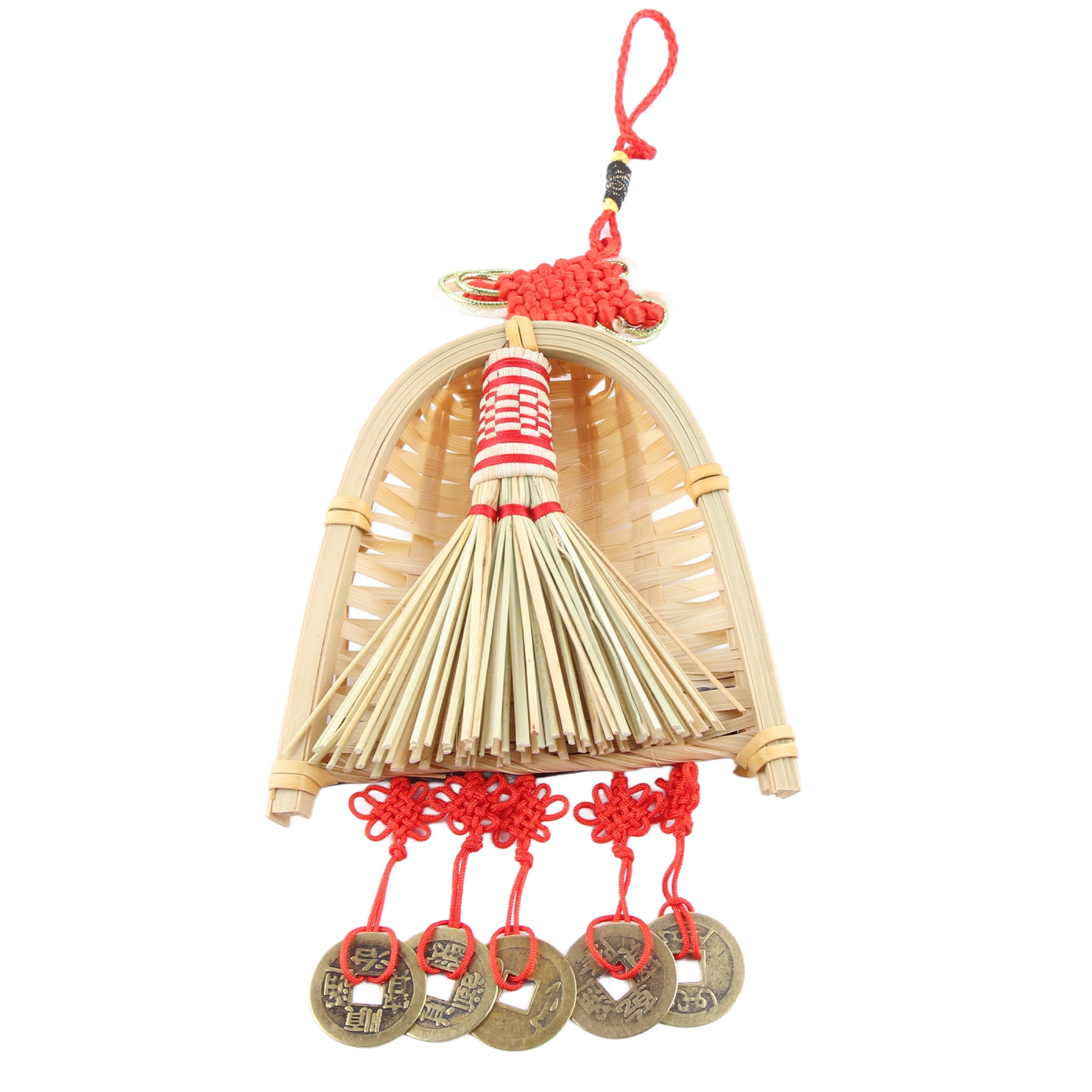 Chinesischer Glücksstaubbesen, Hängeornament Mit Quaste, Mini-besendekoration Für Das Neue Jahr, B3