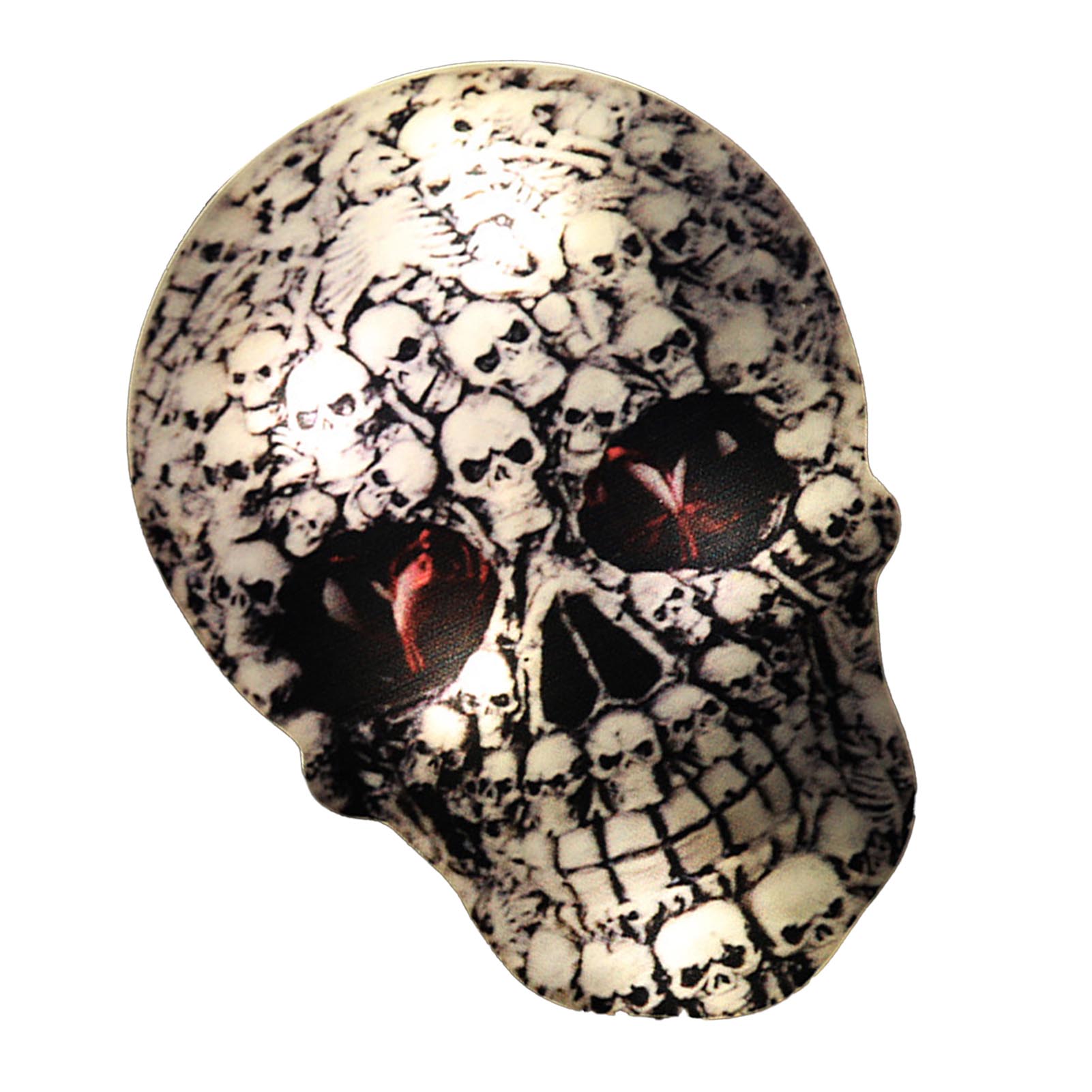 Originale Led-totenkopfleuchte, Batteriebetrieben, Langlebig, Zum Aufhängen, Ideal Als Halloween- Oder Partydekoration, Totenkopfmuster A