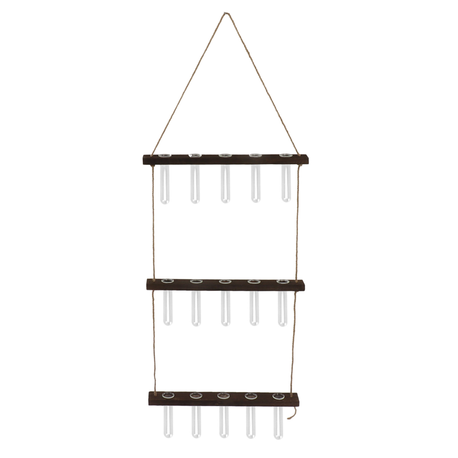 Dreistufiges, Wandmontiertes Terrarium-gestell Mit 15 Reagenzgläsern, Hängedisplay Zur Wachstumsbeobachtung, Pflanzenvermehrungsstation, Retro-farben