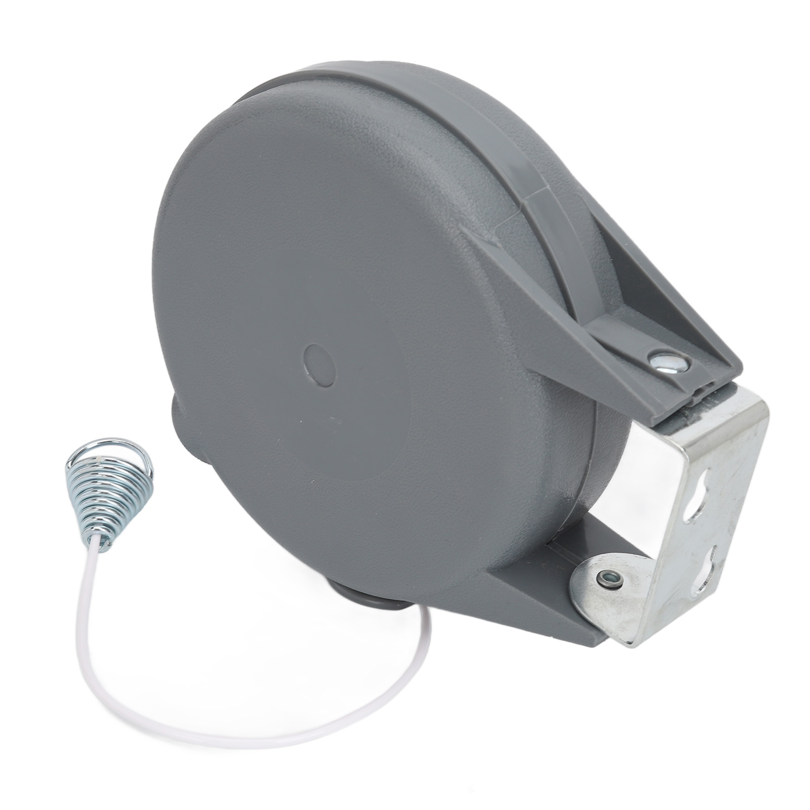 15 M Lange, Einziehbare Wäscheleine, Einfach Zu Montierende Wandwäscheleine, Pvc-kabel Mit Abs-ummantelung Und Schraubbefestigung, Robustes Wäschezubehör