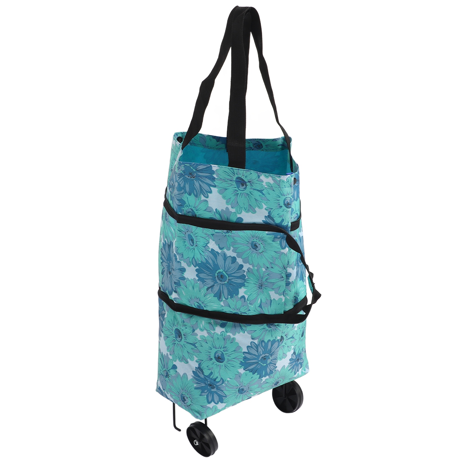 Faltbarer Einkaufswagen, Rolltasche, Multifunktionale Tragetasche Aus Canvas Mit Rollen Für Senioren, Typ 2