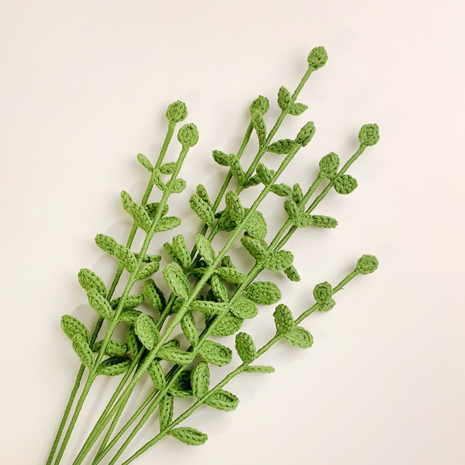 Handgehäkelter Wollblumenstrauß, Künstliche Gänseblümchen, Kleine, Künstliche Dekoration