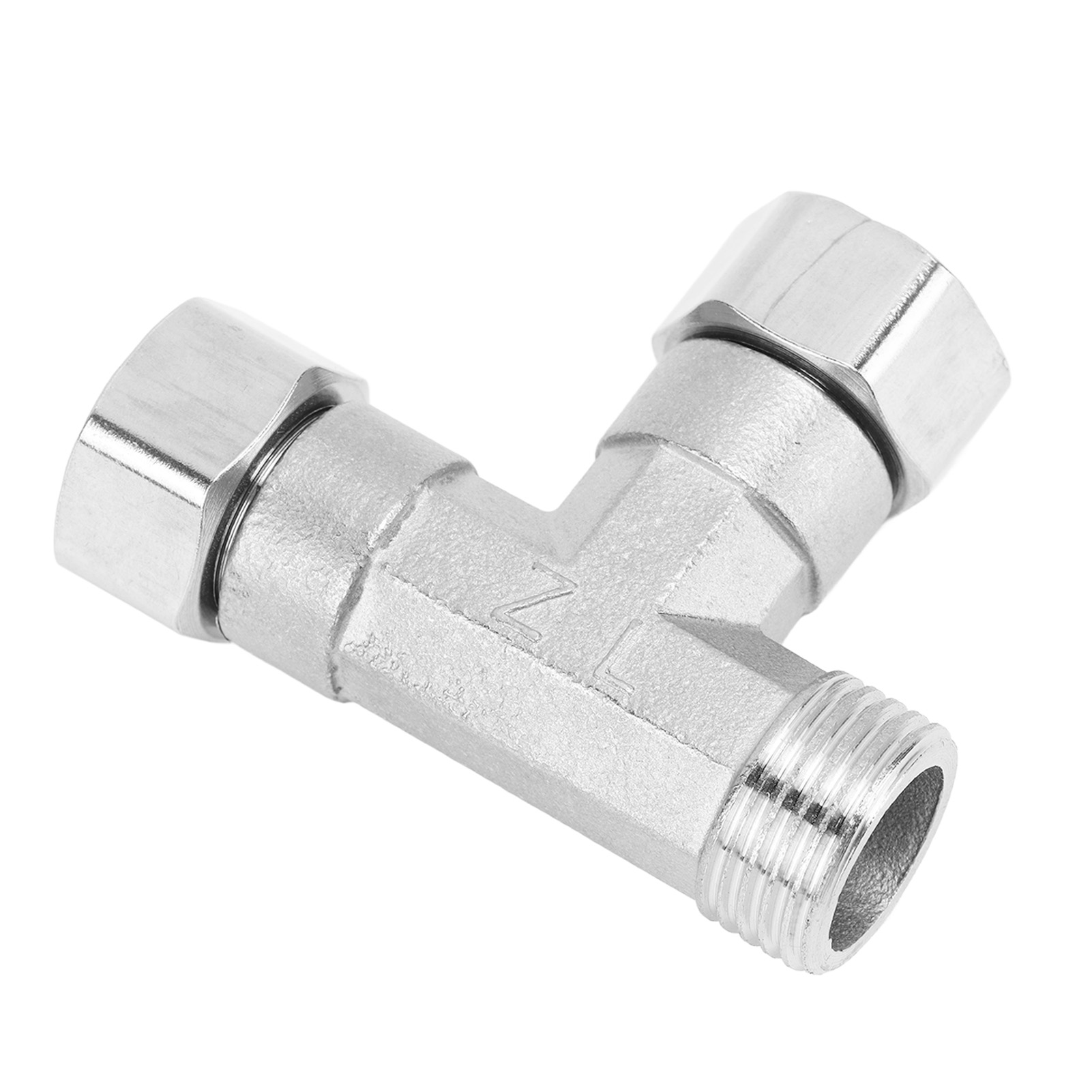 3-wege-t-stück Für Schlauchanschluss, Anschluss Aus Edelstahl 304, G1/2-adapter Für Wasser Und Luft, 2 Innengewinde Und 1 Außengewinde