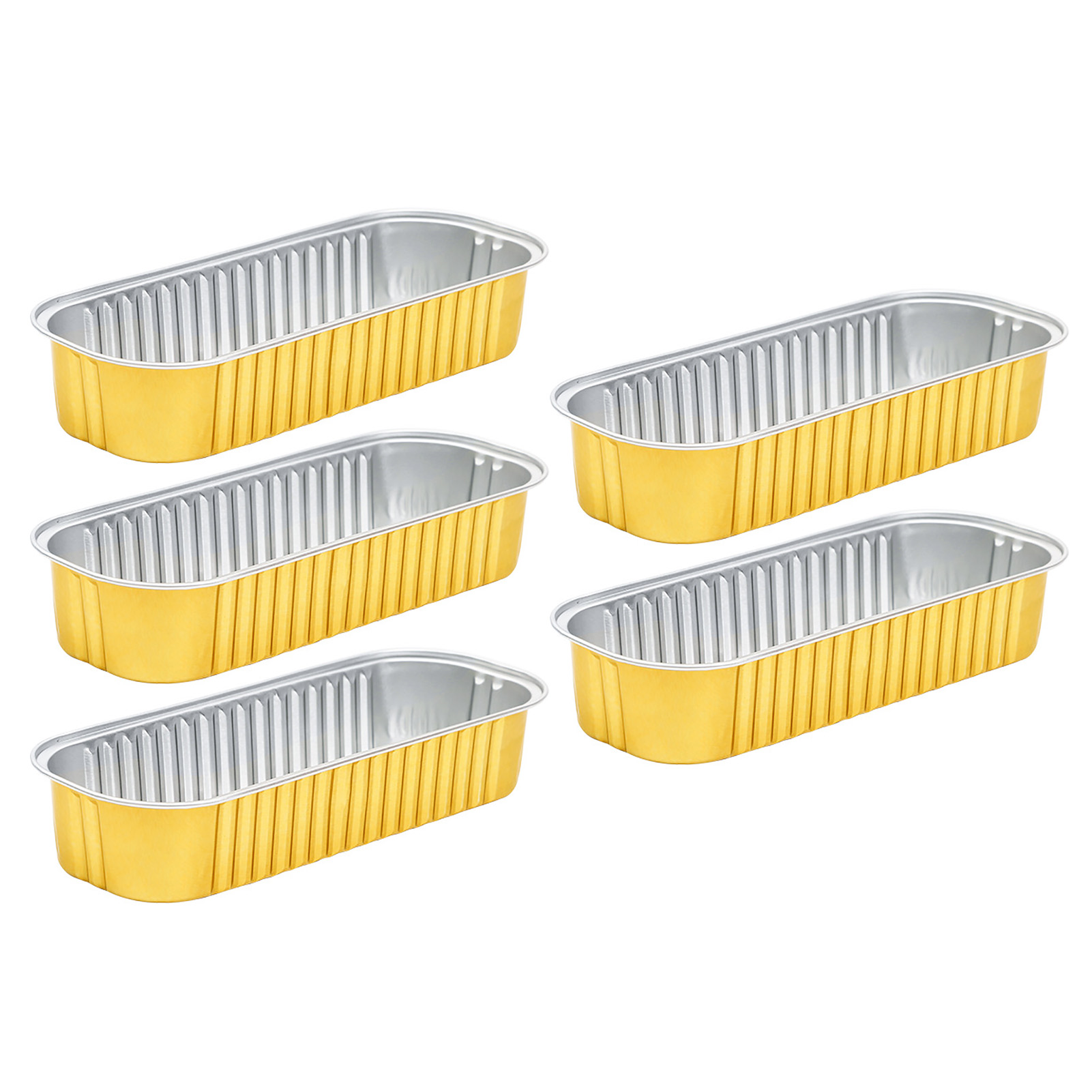 5-teiliges Set Quadratischer Backformen Aus Aluminiumfolie Für Heißluftfritteusen, Einweg-backbleche, Robuste Backbleche, Küchenutensilien Für Den Hausgebrauch