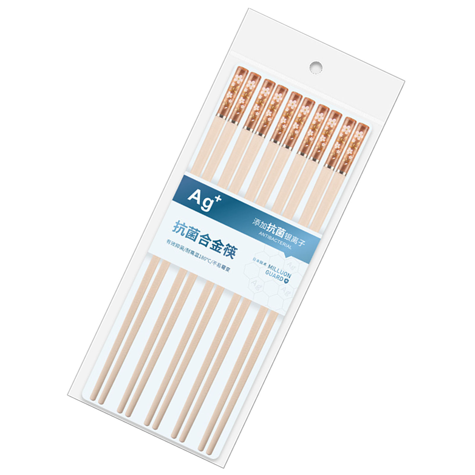 Paar Japanische Essstäbchen Aus Fiberglas Und Pet, Rutschfest, Stabil, Für Den Täglichen Küchengebrauch, 5er-set, Asiatischer Stil