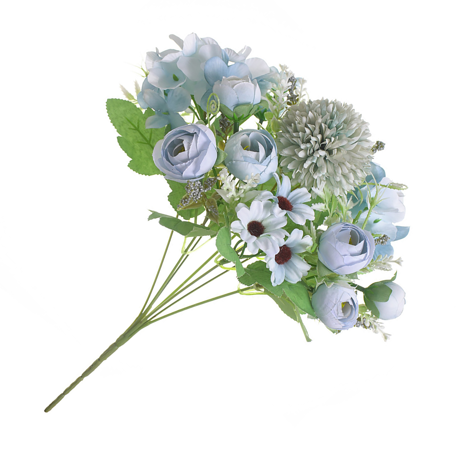 Realistische Künstliche Seidenblume Für Fotografie, Hochzeiten, Heimdekoration, Boutique-dekoration, Blau