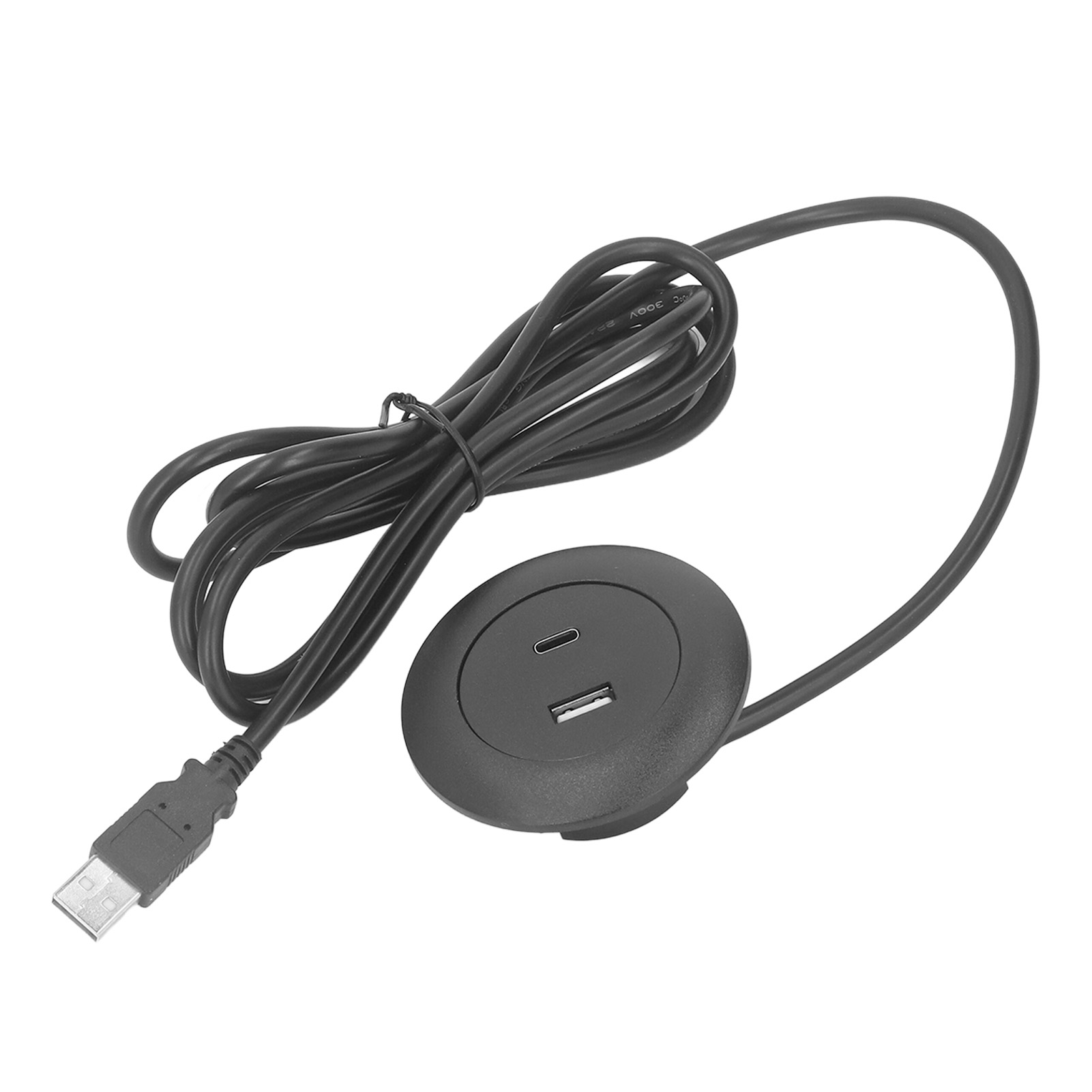 Runde, Eingelassene Steckdose Für Schreibtisch, Sofa, Tisch, Nachttisch, Werkbank, Zuhause, Büro, 5v-eingang, Integriertes Netzteil, Design-kabeldurchführung