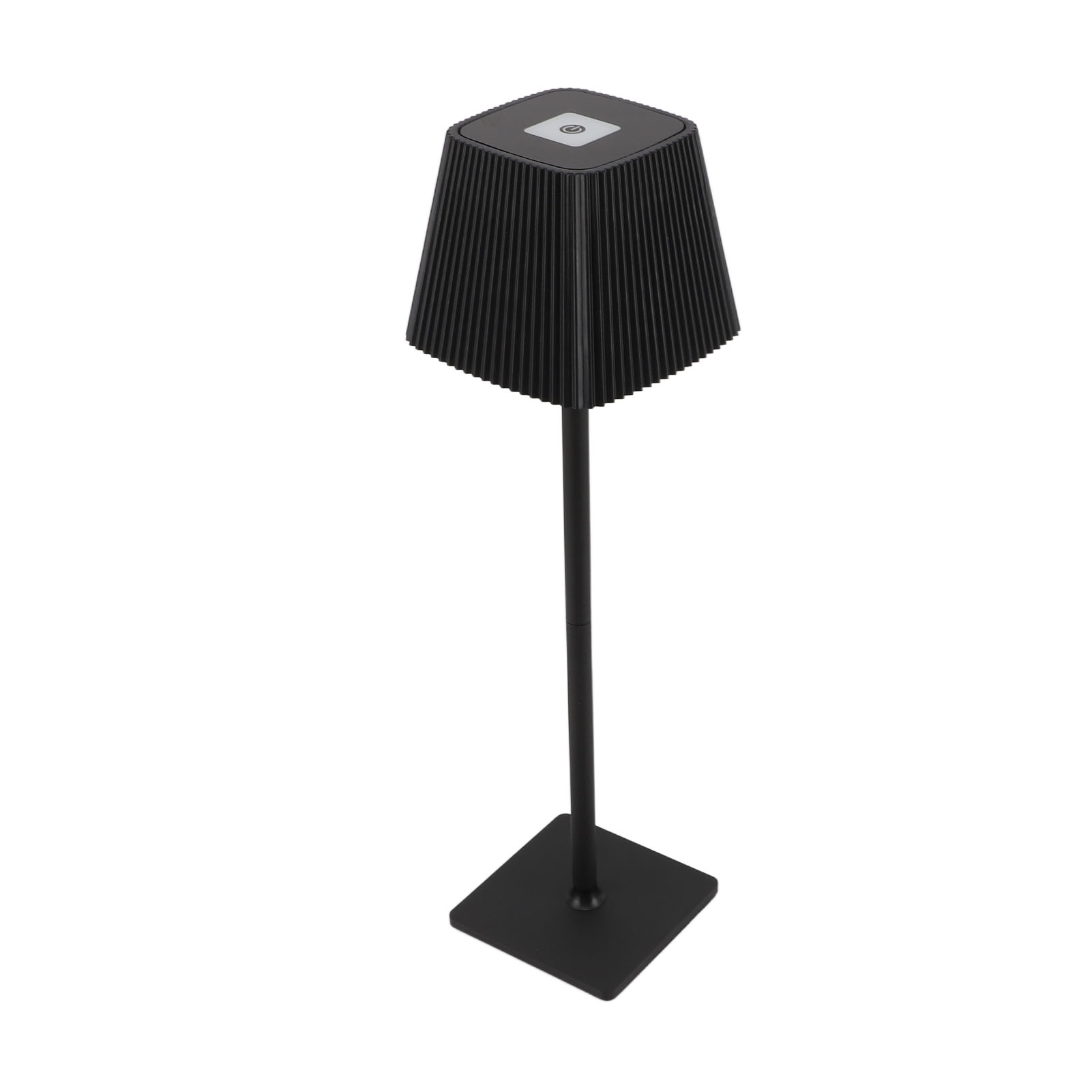 Wiederaufladbare Kabellose Tischleuchte Mit 4000 Mah Akku, Stufenloses Dimmen Und 3 Farben, Schwarz, Dekorative Led-schreibtischlampe Für Schlafzimmer, Büro Und Café