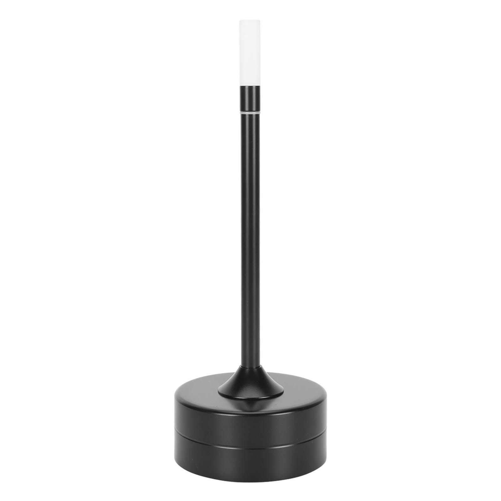 Wiederaufladbare, Kabellose Led-tischleuchte Über Usb, Stufenlose Dimmfunktion, Touch-steuerung, Schwarz, Für Restaurant, Bar, Zuhause, Nachttisch.