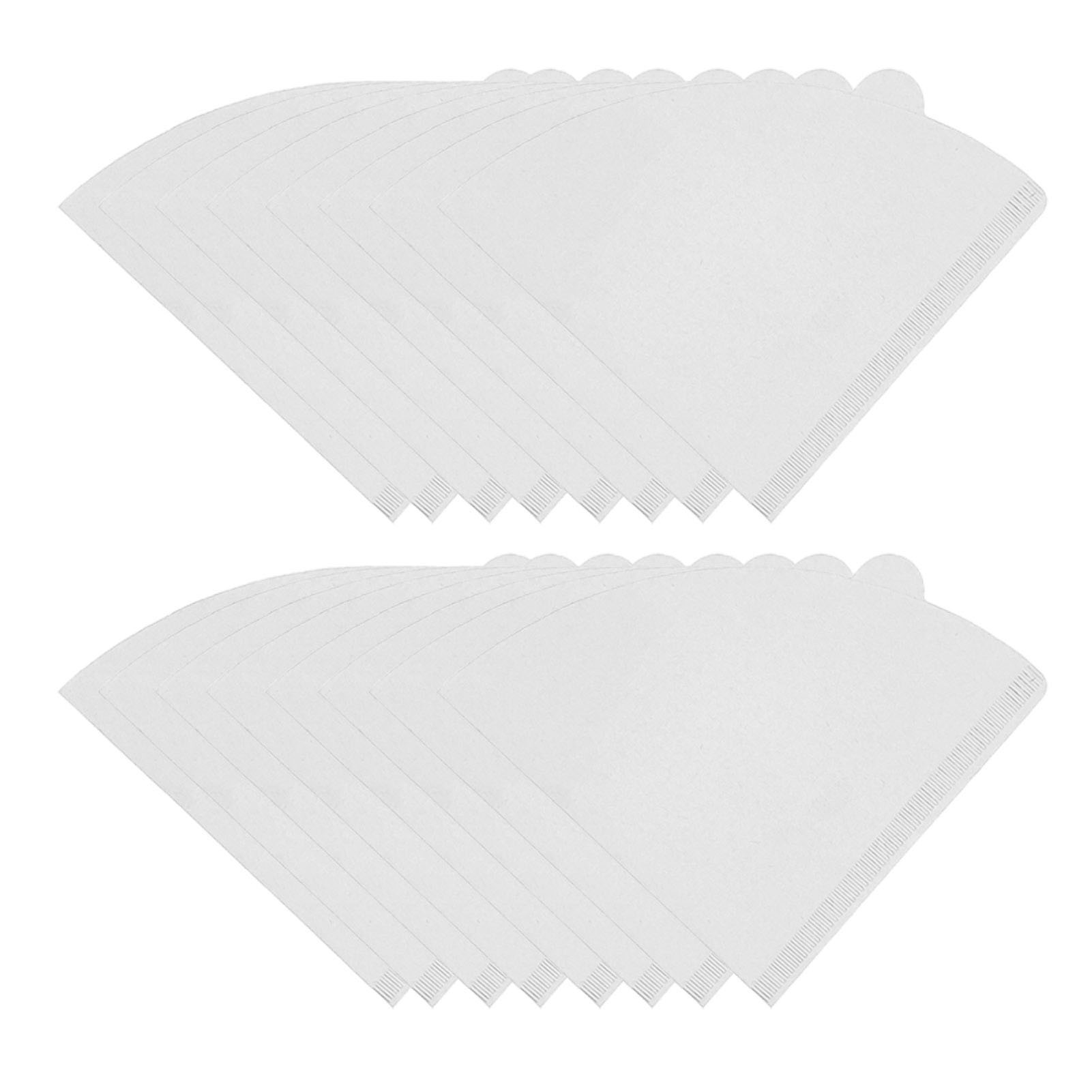 100 Einweg-kaffeefilter Aus Naturpapier (2-4 Tassen) Für Kaffeemaschinen Zu Hause