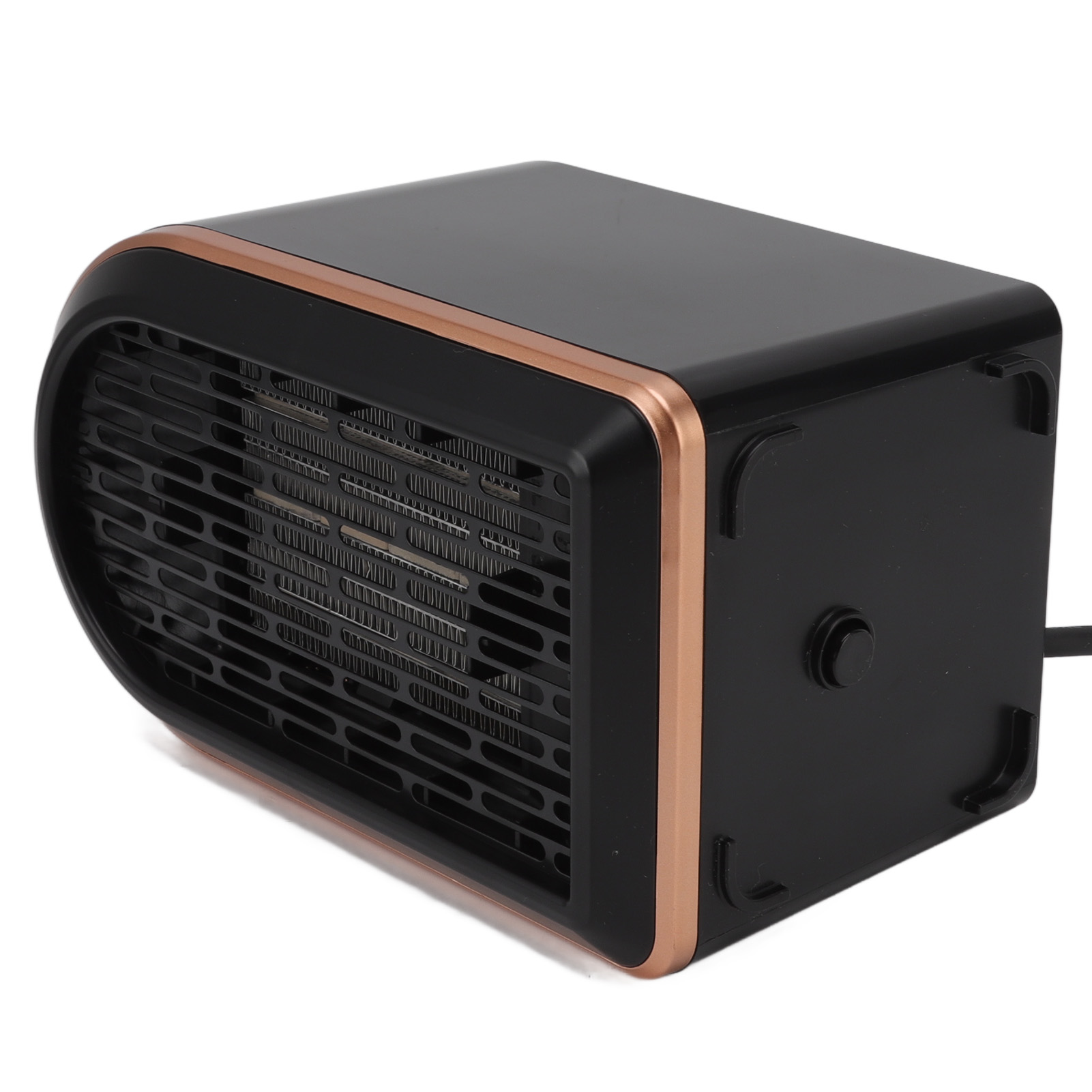 Tragbarer Vertikaler Ptc-keramik-heizlüfter Für Zuhause, 220–240 V, Schwarz/grau