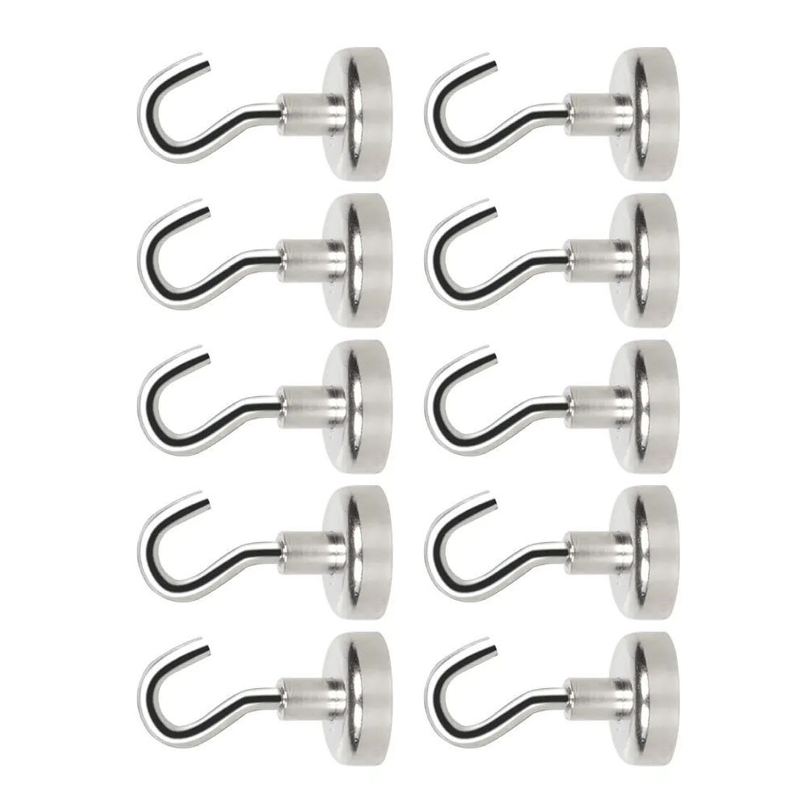 Packung Mit 10 Starken Magnethaken, Magnete Für Kühlschrank, Klassenzimmer, Hütte, Küche, Garage, Kein Bohren Erforderlich, Stabile Aufhängehalterungen