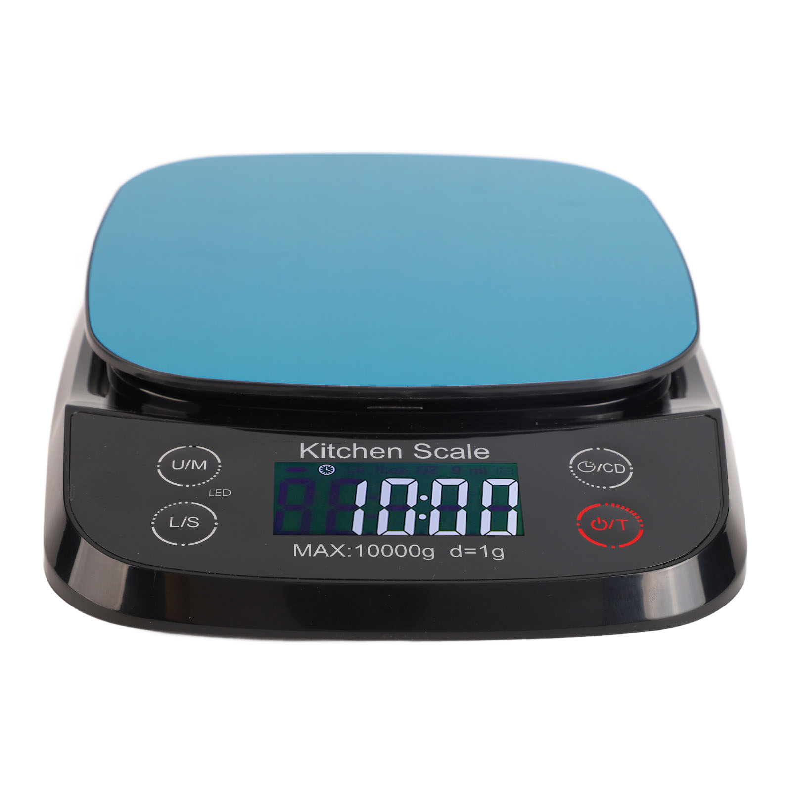 Wasserdichte Küchenwaage, 10 Kg Tragkraft, 1 G Genauigkeit, Digitales Lcd-display, Kleine Elektronische Lebensmittelwaage Mit Tara-funktion