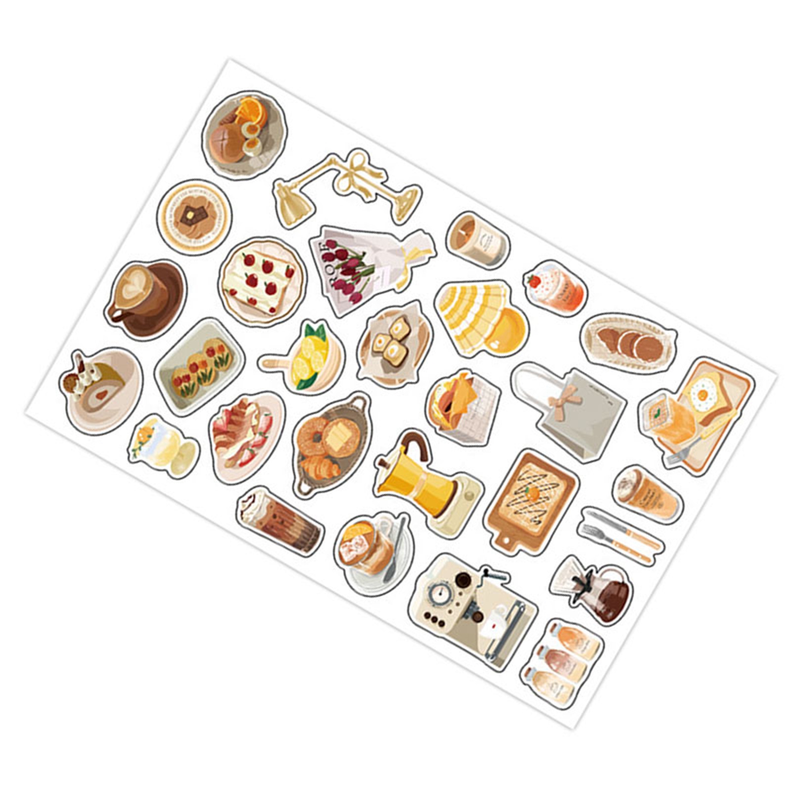 Stark Haftende Gelbe Scrapbooking-etiketten, Leuchtende Farben, Dekorativ Für Diy-alben, Bastelarbeiten, Kreative Notizbücher, Leuchtaufkleber