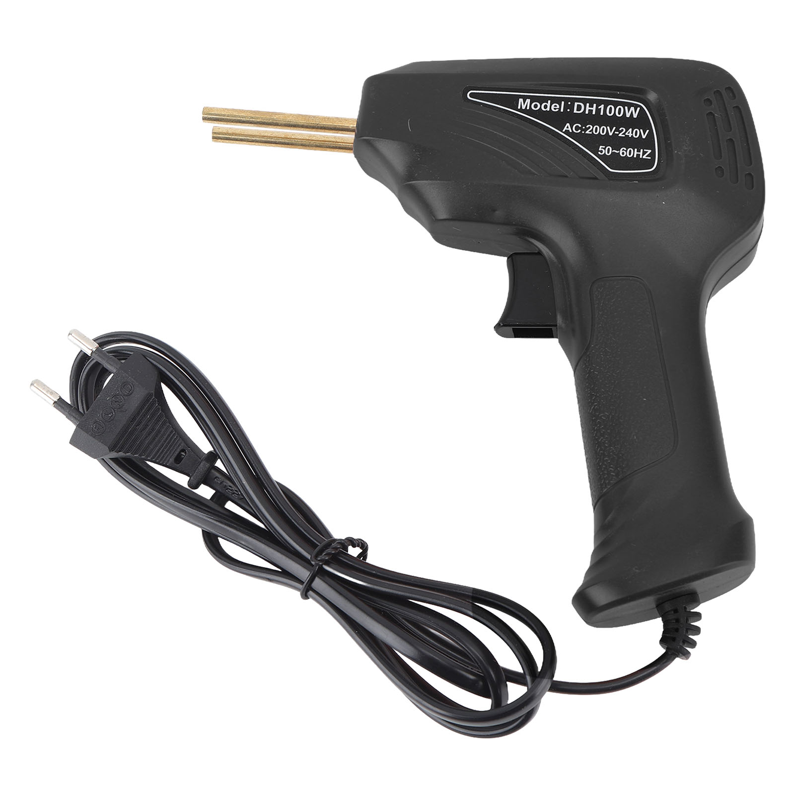 50-w-lötpistole Mit Led-anzeige, 200–240 V Eu-stecker, Manuelles Lötgerät Für Den Täglichen Gebrauch Von Kunststoffen, Schwarz