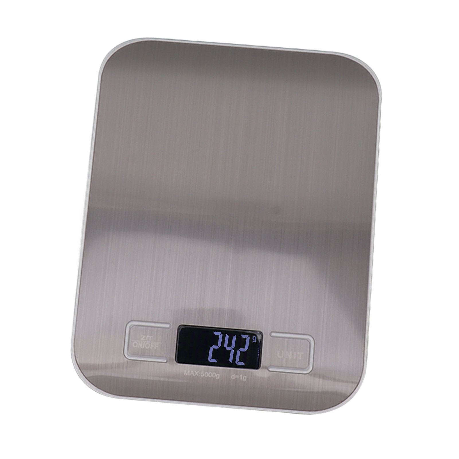 Küchenwaage Von 0,035 Oz Bis 11 Lb, Lcd-anzeige, Edelstahl, Batterie Enthalten, Für Kaffee, Backen Und Den Familiengebrauch