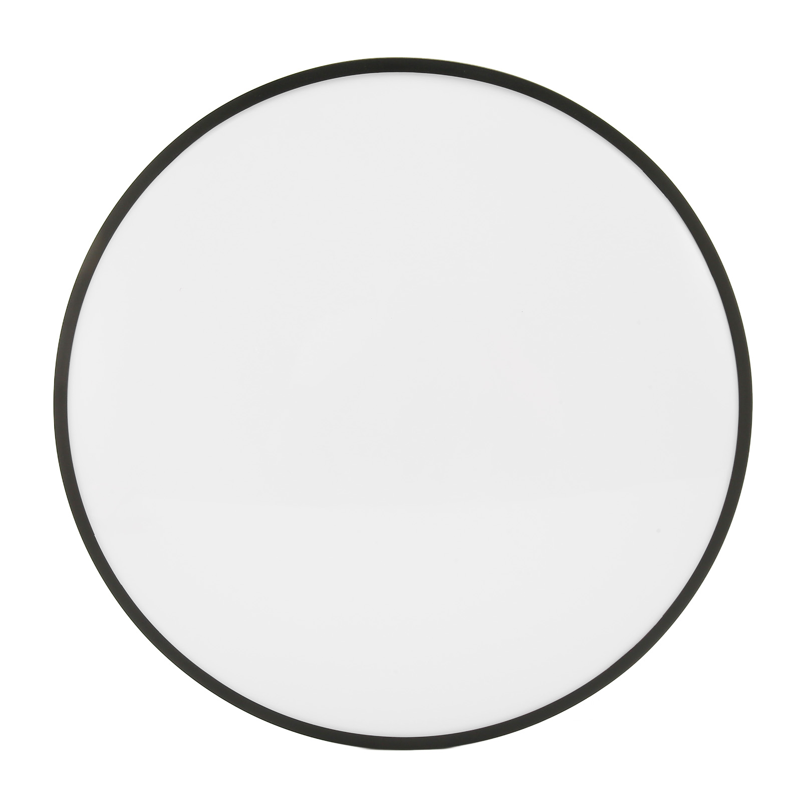 Runde Led-deckenleuchte, Mehrfarbig, Dimmbar, Rgbcw, Funkfernbedienung, Schwarzer Rahmen, Deckenleuchte Für Schlafzimmer Und Wohnzimmer, Us-stecker, 110–130 V