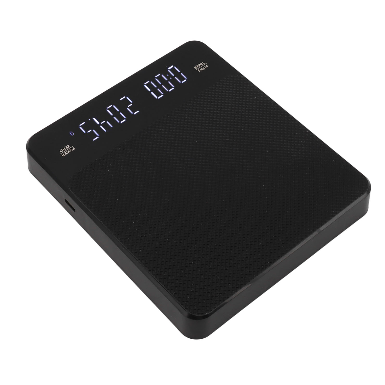 Küchenwaage (3000 G), 0,1 G Genauigkeit, Led-display Mit Hintergrundbeleuchtung, Einheitenumrechnung, Timer, Usb-ladefunktion, Lebensmittelwaage Für Cafés Und Küchen
